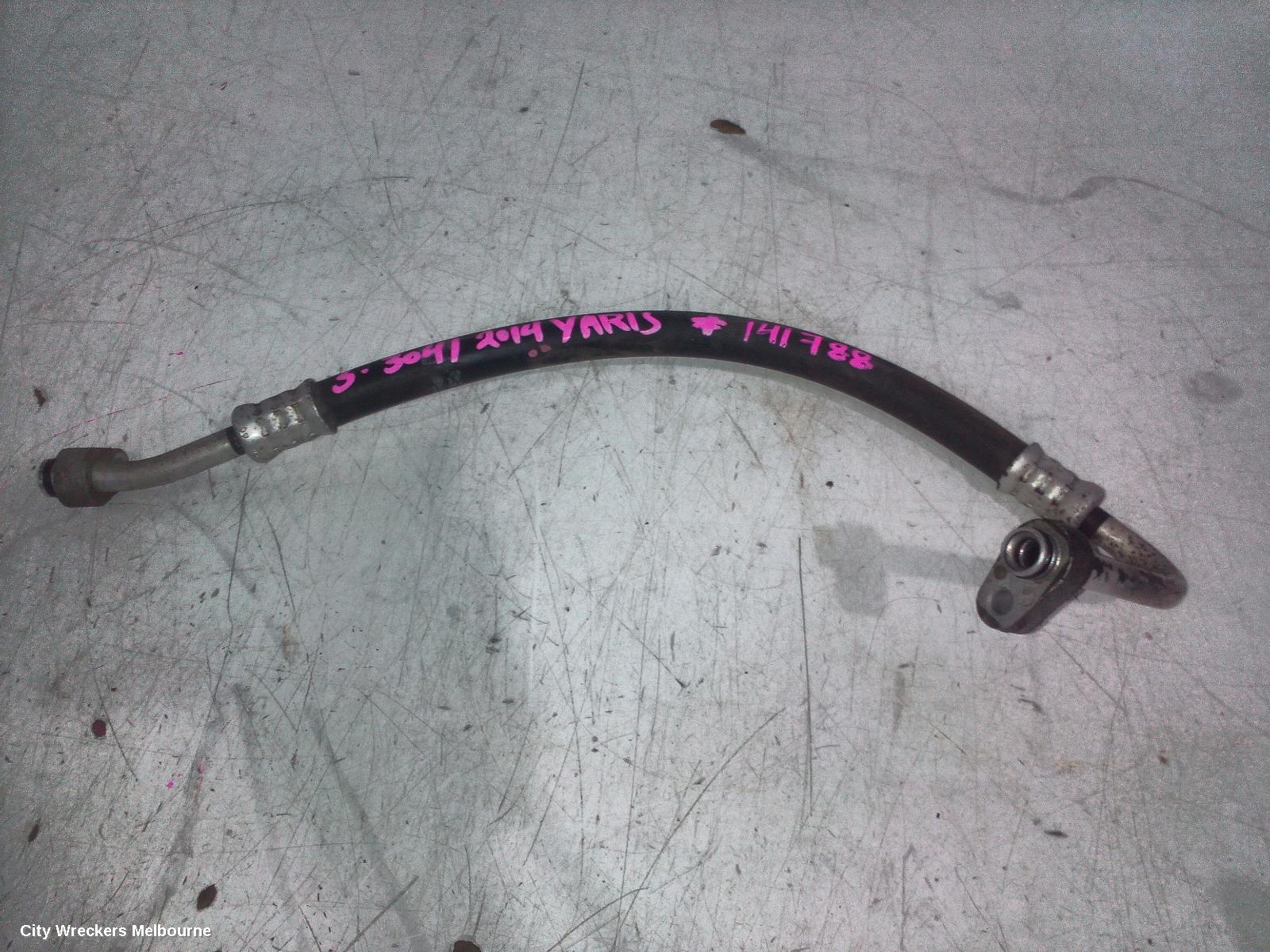 TOYOTA YARIS A/C HOSES, 1.3, 2NZ, COMPRESSOR TO CONDENSER, NCP13#, 08/2011 - 01/2020