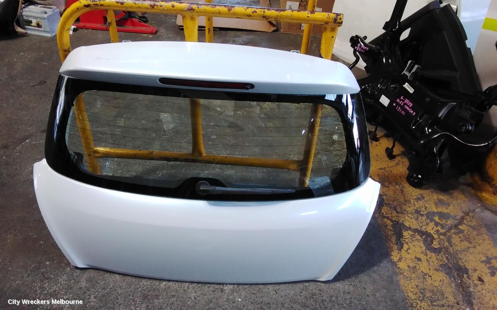 SUZUKI SWIFT BOOTLID/TAILGATE, TAILGATE, FZ, NON SPOILER TYPE, 08/2010 - 03/2017