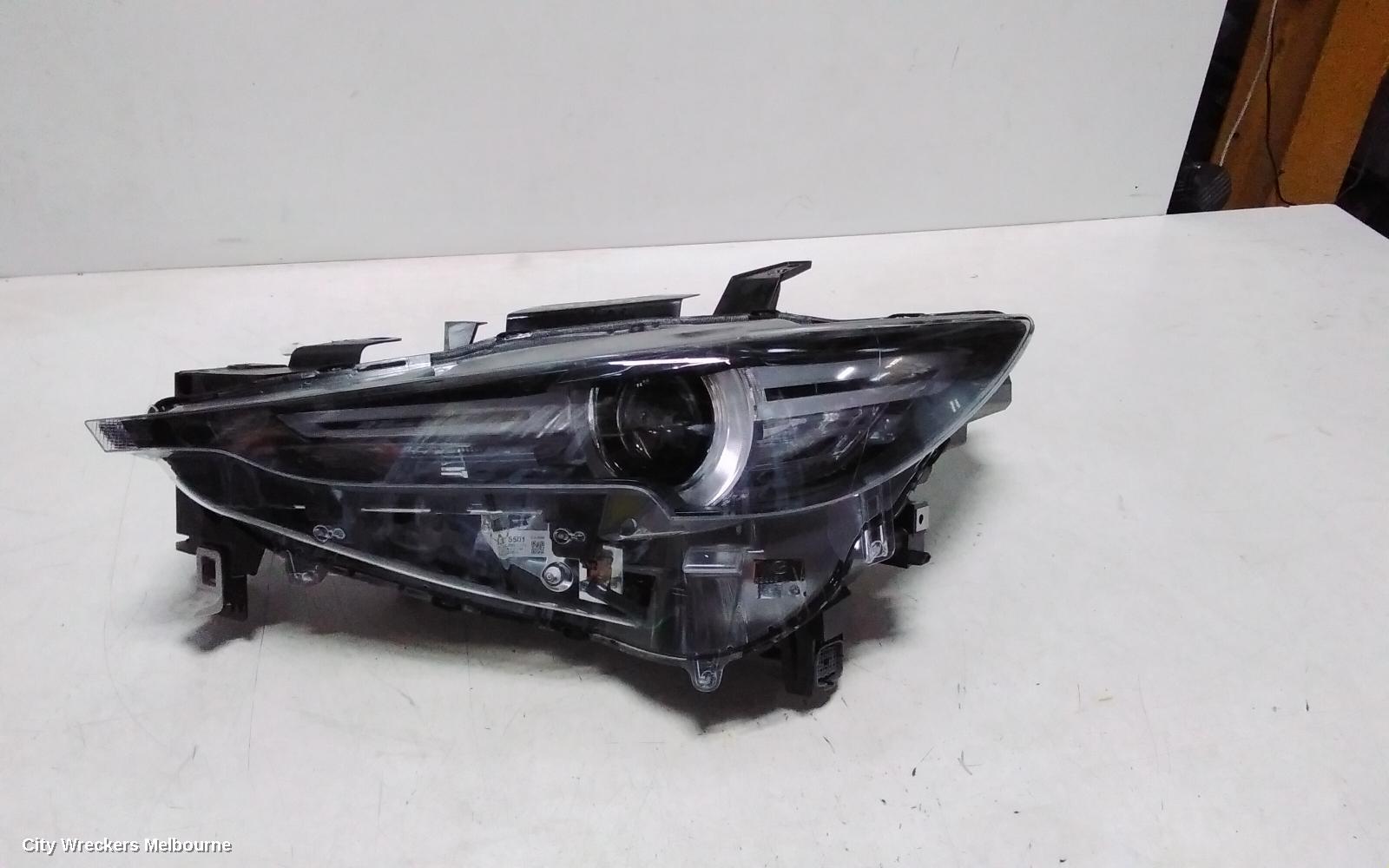MAZDA CX8 LEFT HEADLAMP, KG, W/ LED, ADAPTIVE TYPE, 11/2022 - 12/2023