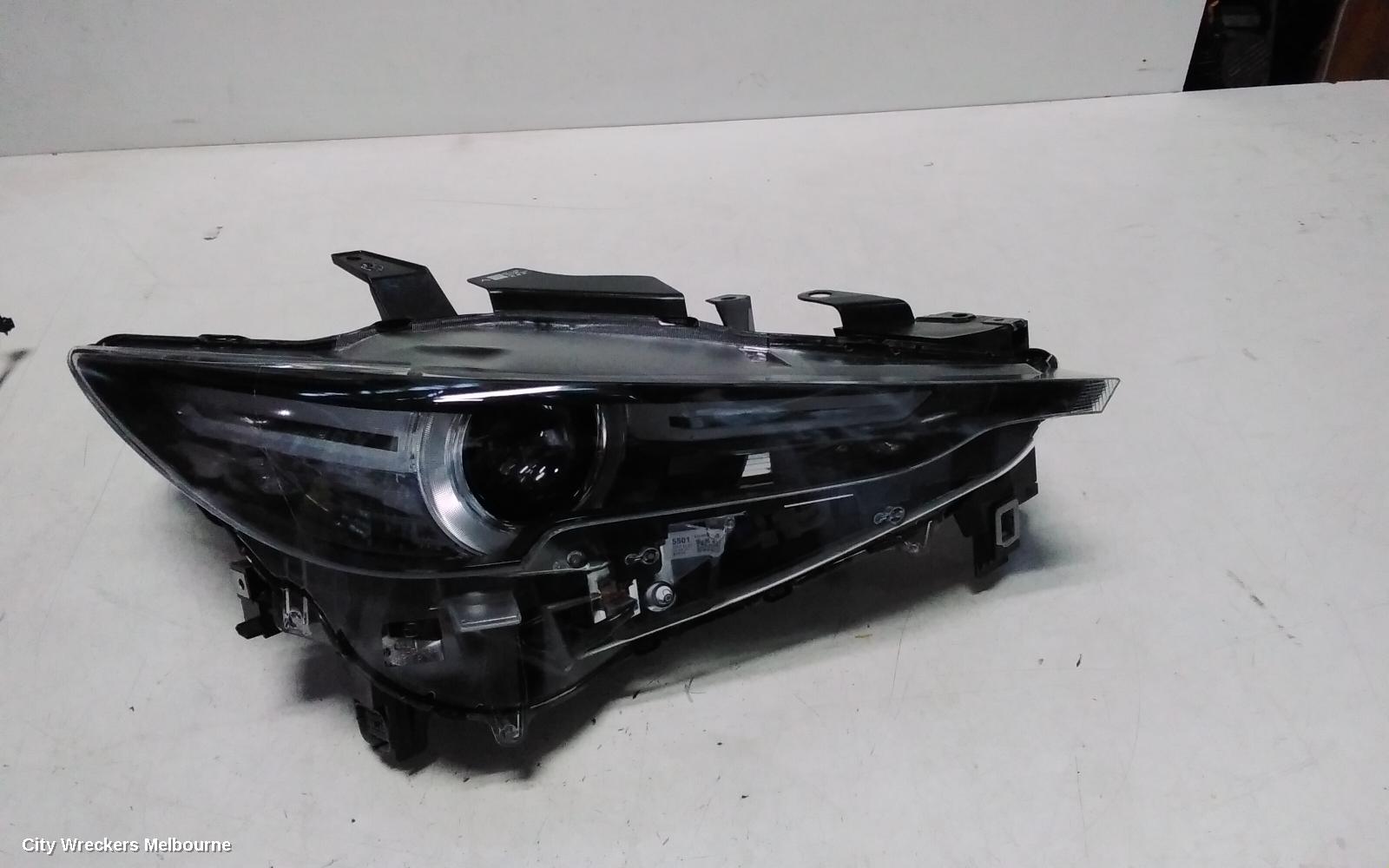 MAZDA CX8 RIGHT HEADLAMP, KG, W/ LED, ADAPTIVE TYPE, 11/2022 - 12/2023