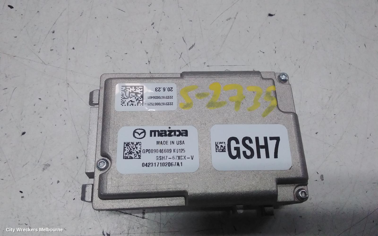 MAZDA 2 REVERSE CAMERA, FRONT CAMERA (WINDSHIELD MOUNTED), DJ/DL, 10/2014 ONWARDS