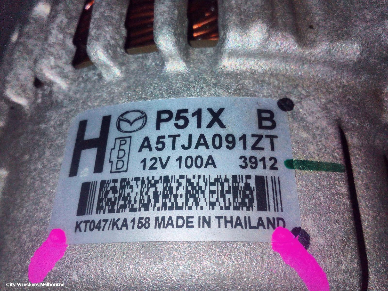 MAZDA 2 ALTERNATOR, PETROL, 1.5, SKYACTIV-G, DJ/DL, 11/2019 ONWARDS