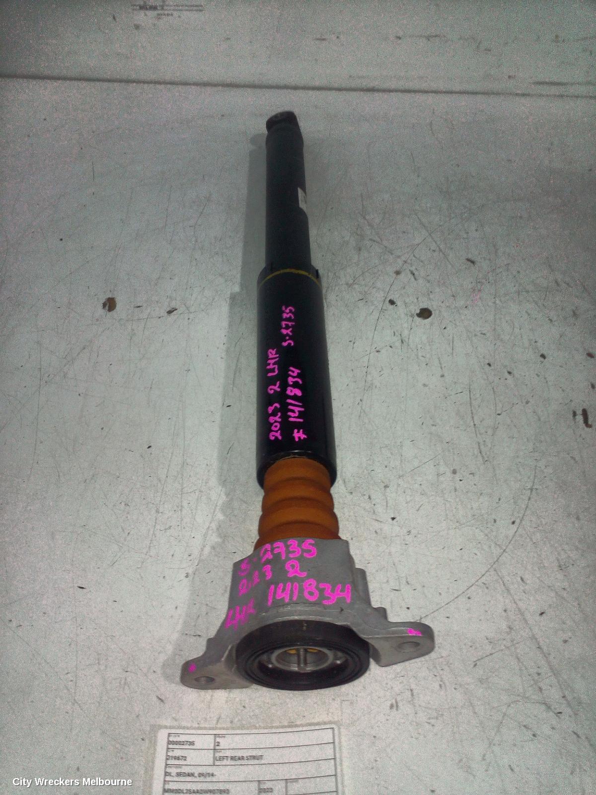 MAZDA 2 LEFT REAR STRUT, DL, SEDAN, 09/2014 ONWARDS