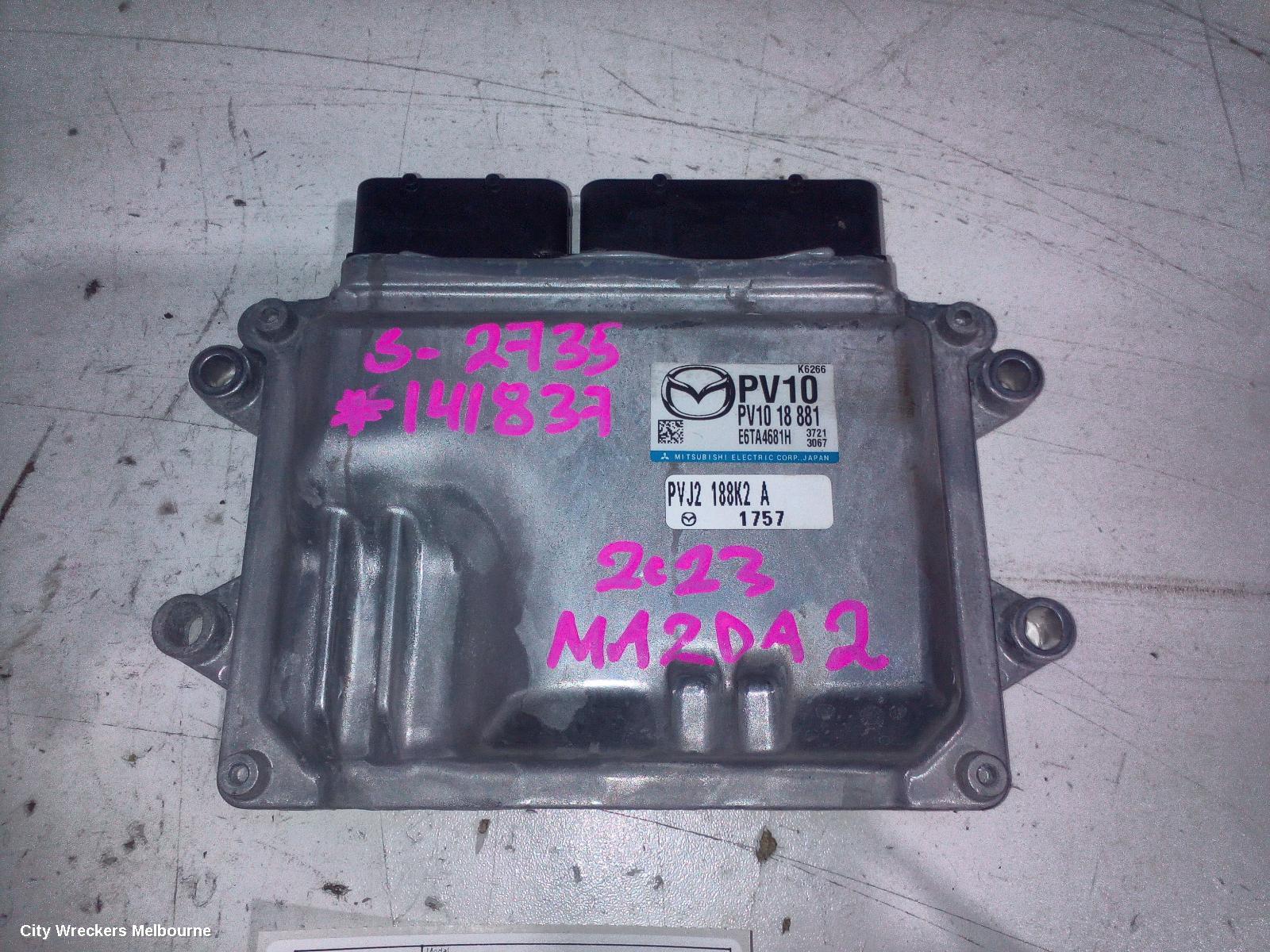 MAZDA 2 ECU, ENGINE ECU, 1.5, PETROL, ECU ONLY, DJ/DL, 09/2014 ONWARDS