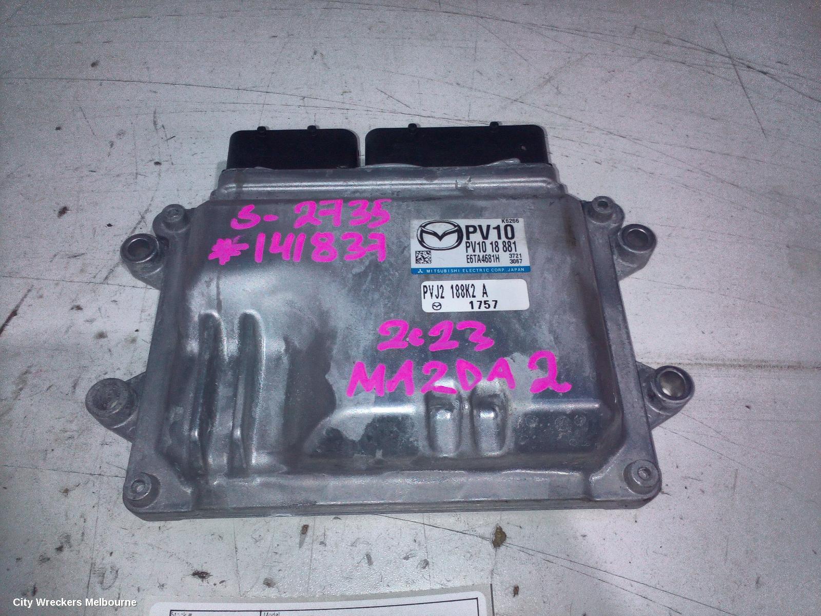 MAZDA 2 ECU, ENGINE ECU, 1.5, PETROL, ECU ONLY, DJ/DL, 09/2014 ONWARDS