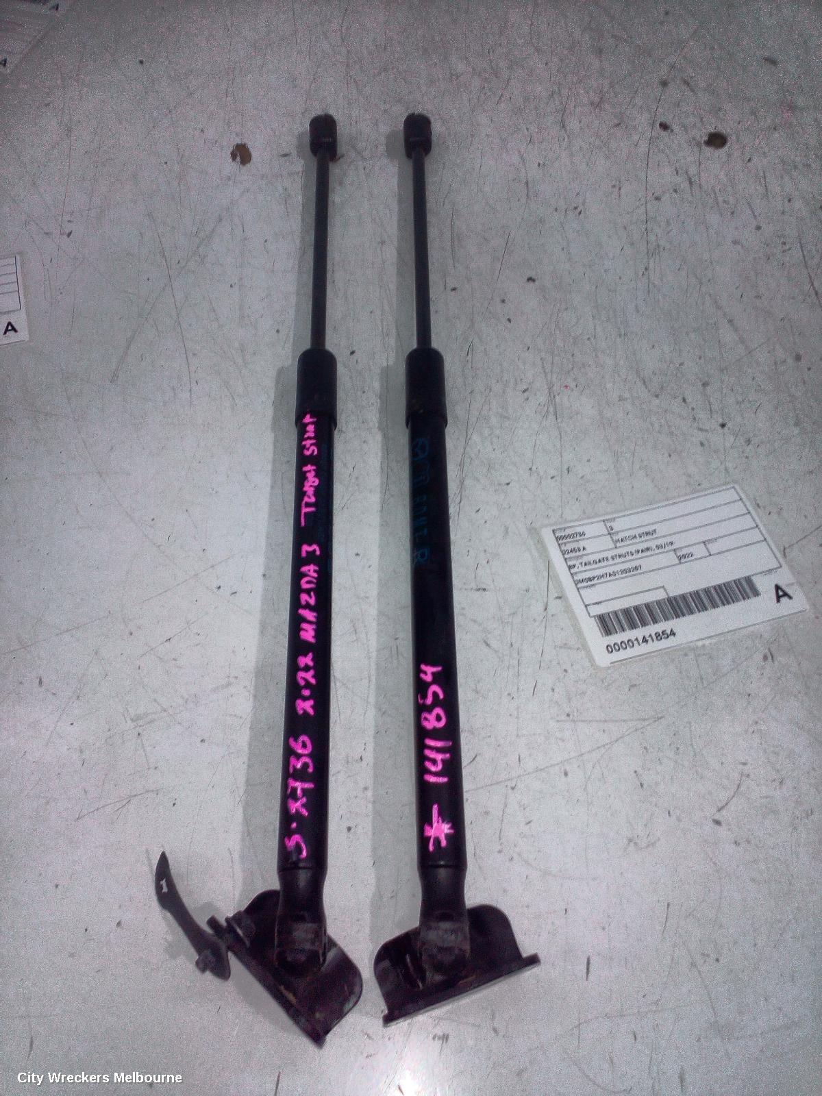 MAZDA 3 HATCH STRUT, BP, TAILGATE STRUTS (PAIR), 03/2019 ONWARDS