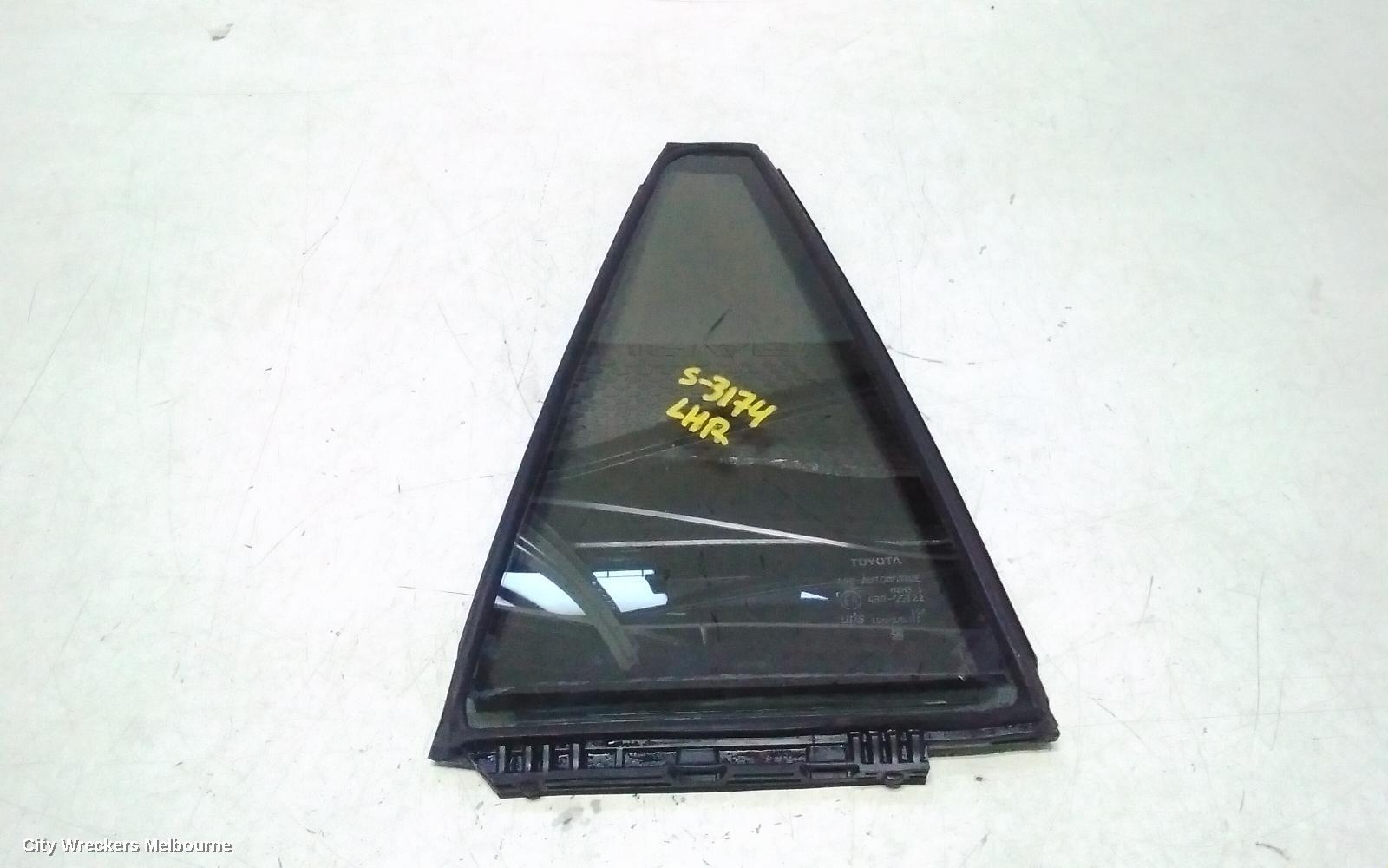 TOYOTA RAV4 LEFT REAR 1/4 DOOR GLASS, XA50, 11/2018 - 12/2025