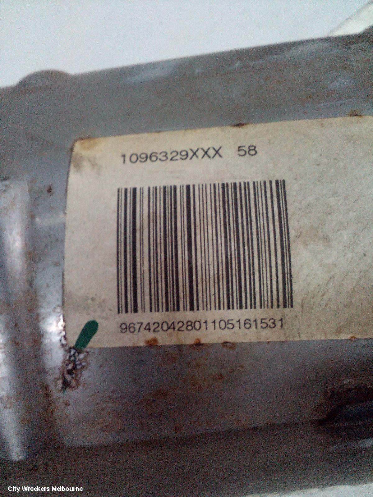 PEUGEOT 4007 PARTICULATE FILTER/DPF, GS, 10/2009 - 08/2013