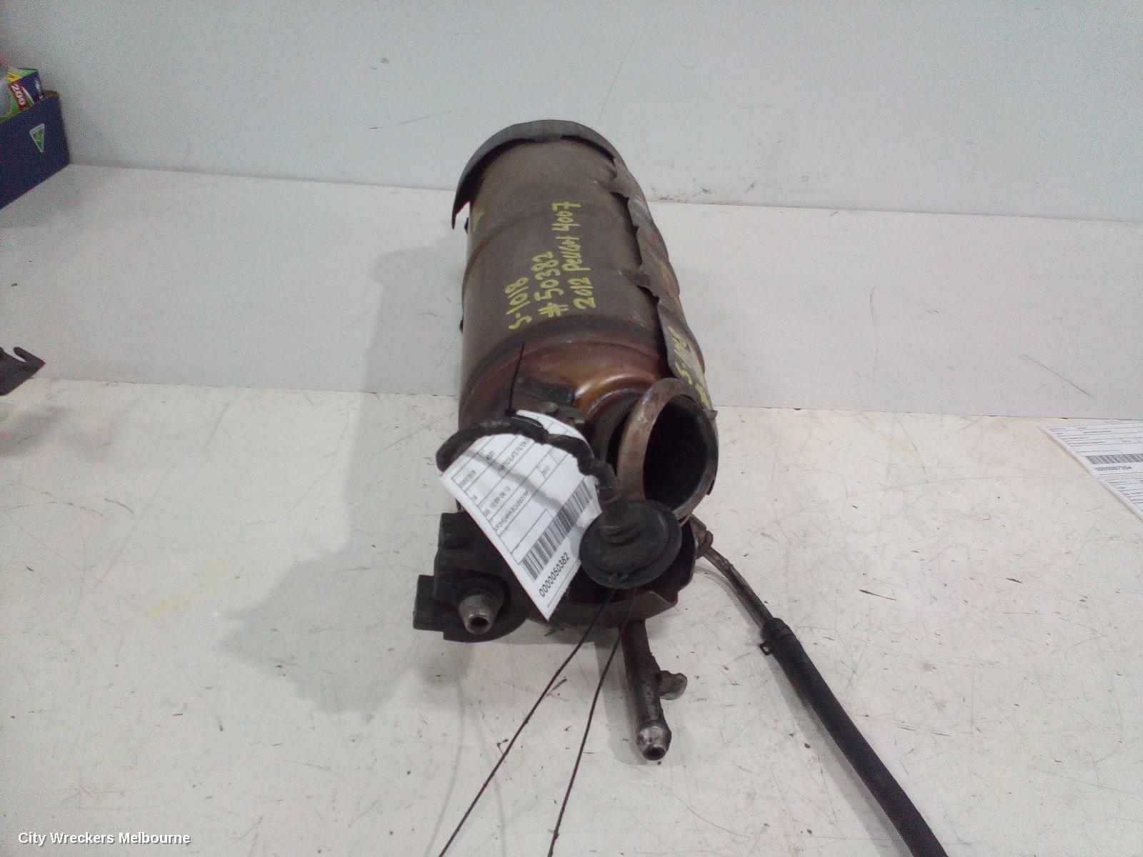 PEUGEOT 4007 PARTICULATE FILTER/DPF, GS, 10/2009 - 08/2013