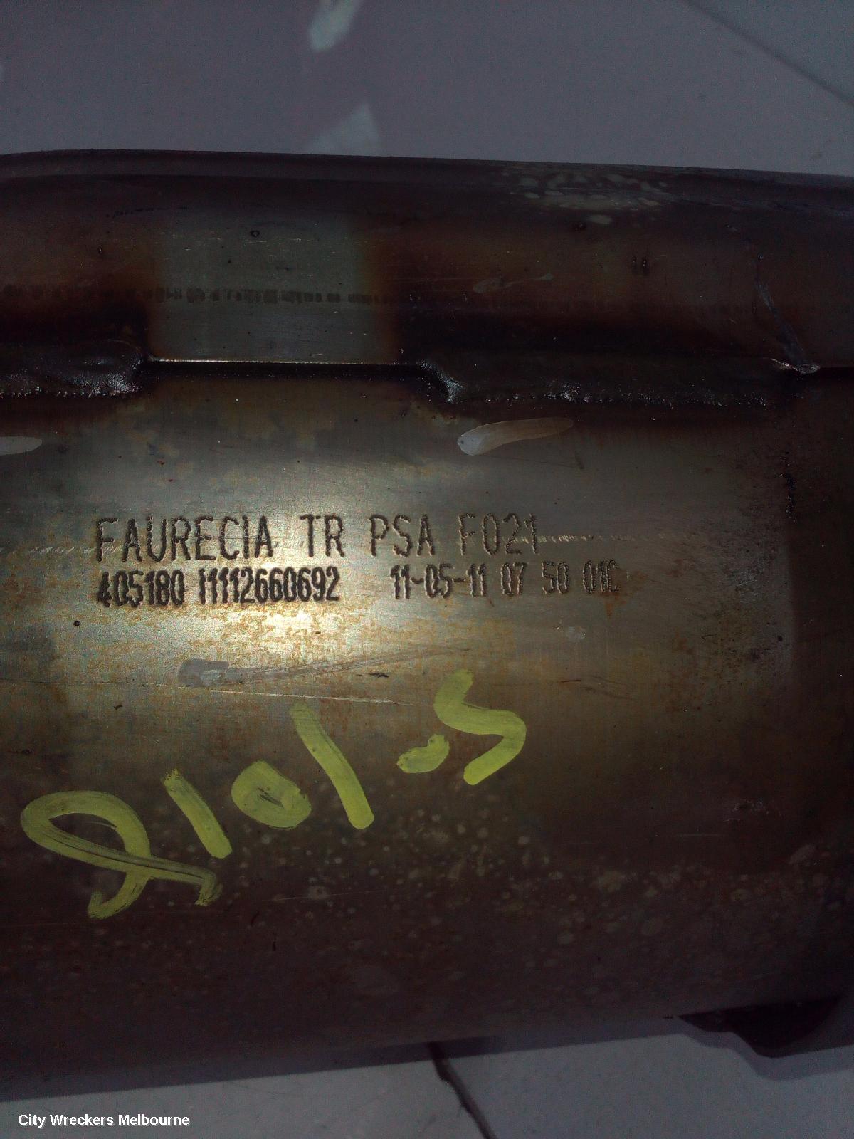 PEUGEOT 4007 PARTICULATE FILTER/DPF, GS, 10/2009 - 08/2013
