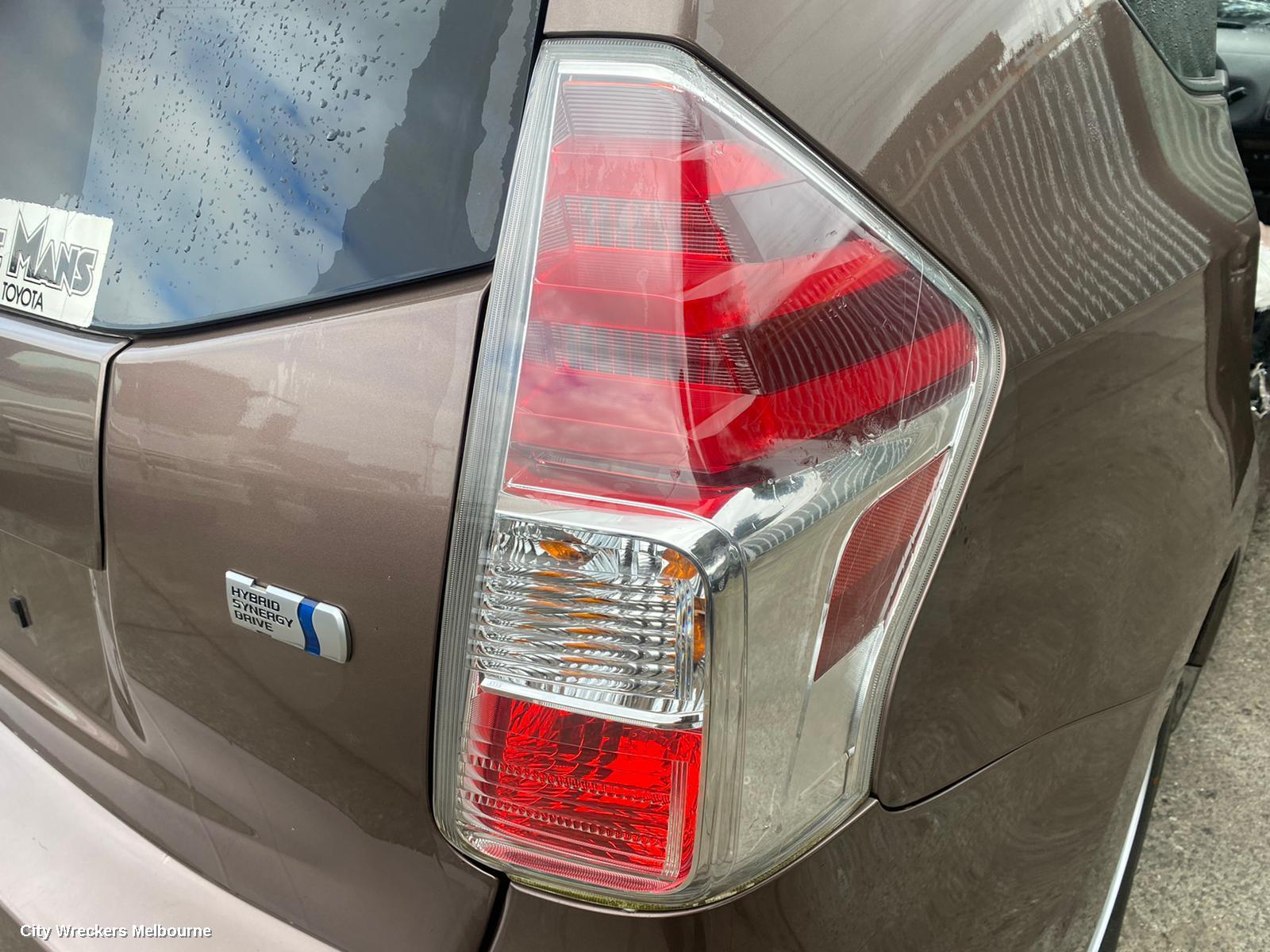 TOYOTA PRIUS SUNVISOR, ZVW40R, LH SIDE, 05/2012 - 03/2021