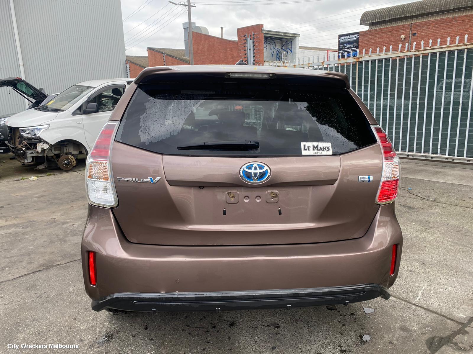 TOYOTA PRIUS SUNVISOR, ZVW40R, LH SIDE, 05/2012 - 03/2021