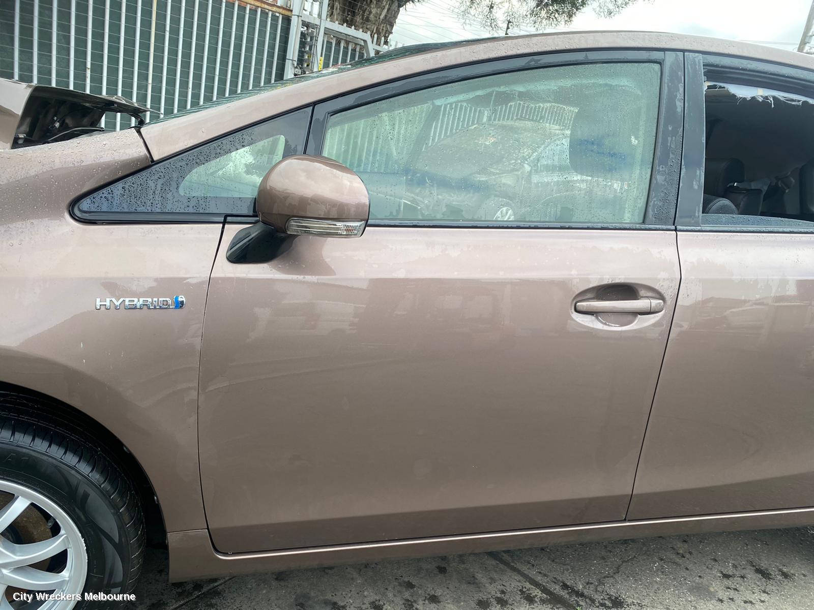TOYOTA PRIUS SUNVISOR, ZVW40R, LH SIDE, 05/2012 - 03/2021