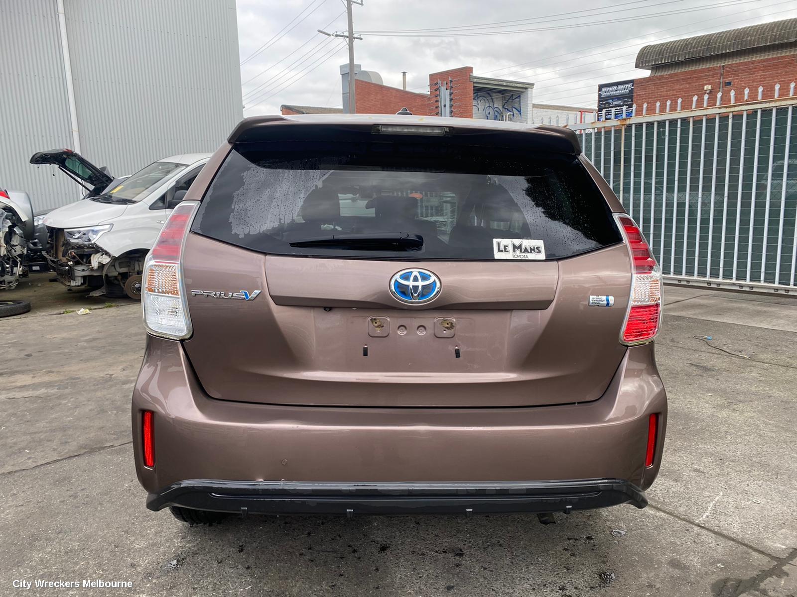 TOYOTA PRIUS SUNVISOR, ZVW40R, LH SIDE, 05/2012 - 03/2021