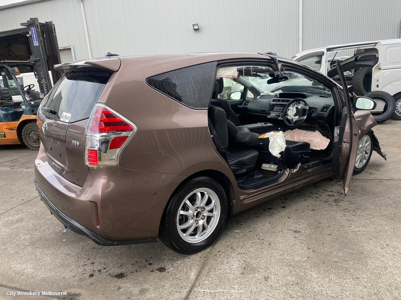 TOYOTA PRIUS SUNVISOR, ZVW40R, LH SIDE, 05/2012 - 03/2021