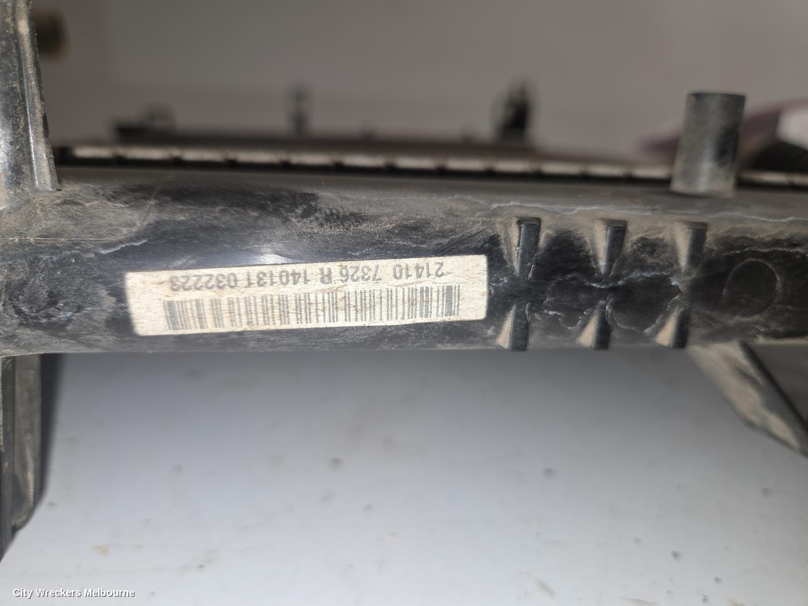RENAULT CLIO RADIATOR, MANUAL, 0.9, H4B, X98, 09/2013 - 10/2019