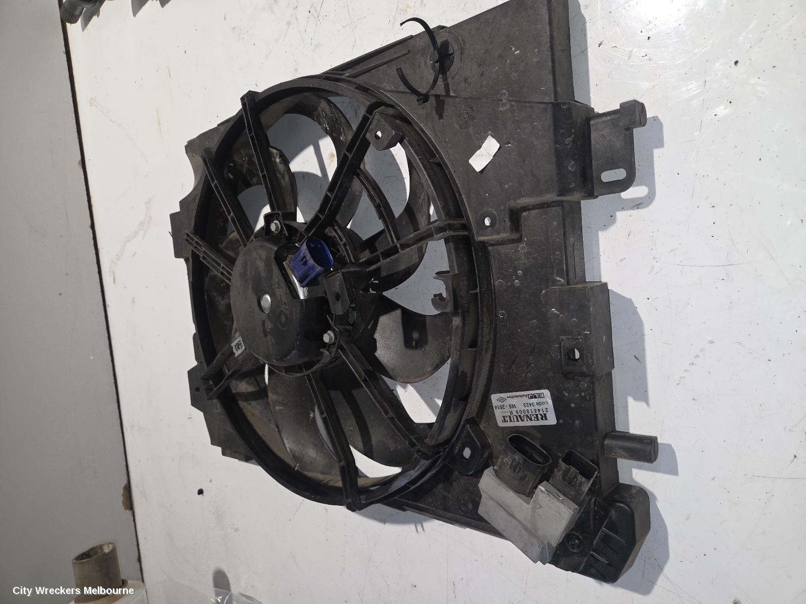 RENAULT CLIO FAN, RADIATOR FAN, X98, 09/2013 - 10/2019