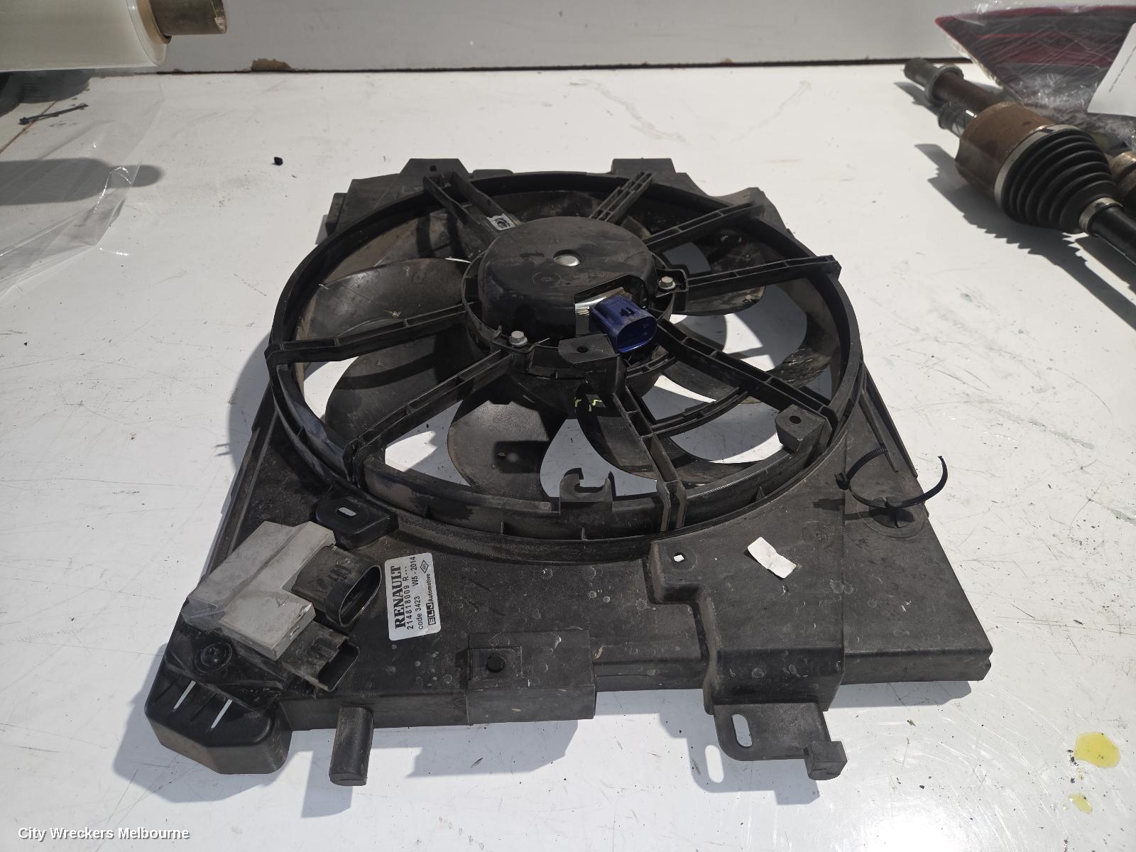 RENAULT CLIO FAN, RADIATOR FAN, X98, 09/2013 - 10/2019