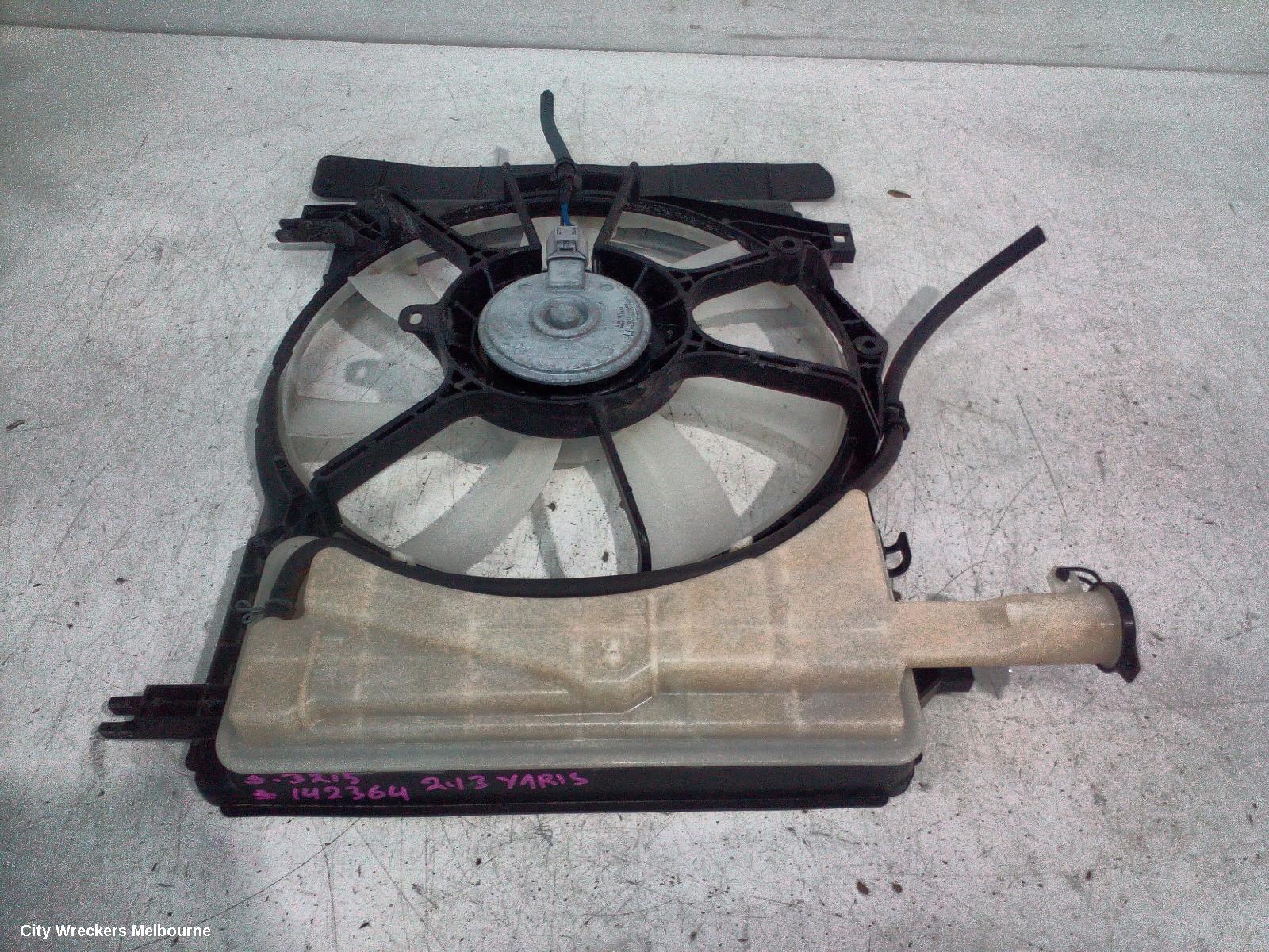 TOYOTA YARIS FAN, RADIATOR FAN, 1.3, PETROL, 2NZ, NCP13#, 08/2011 - 01/2020