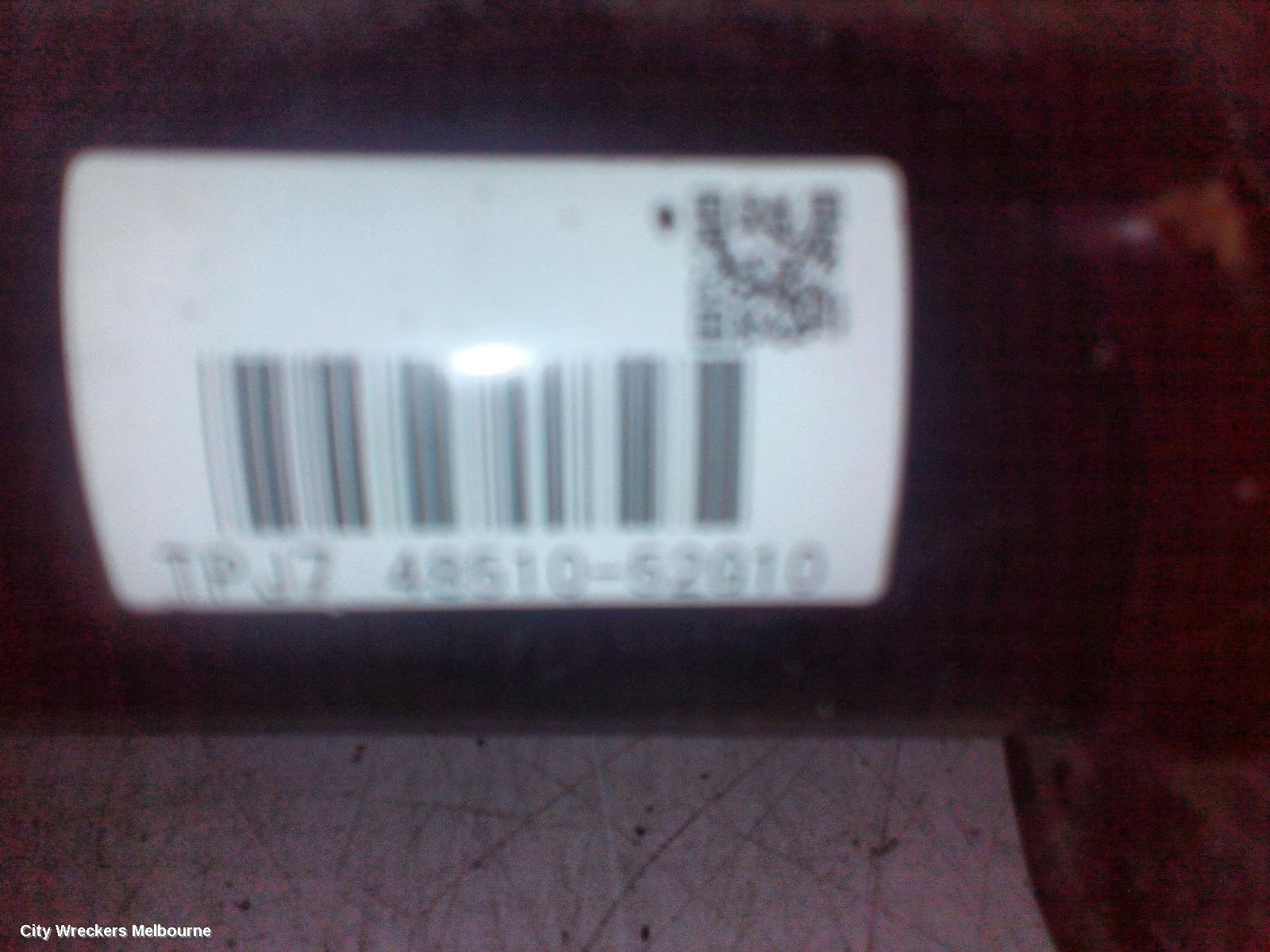 TOYOTA YARIS RIGHT FRONT STRUT, NCP13#, 08/2011 - 06/2014