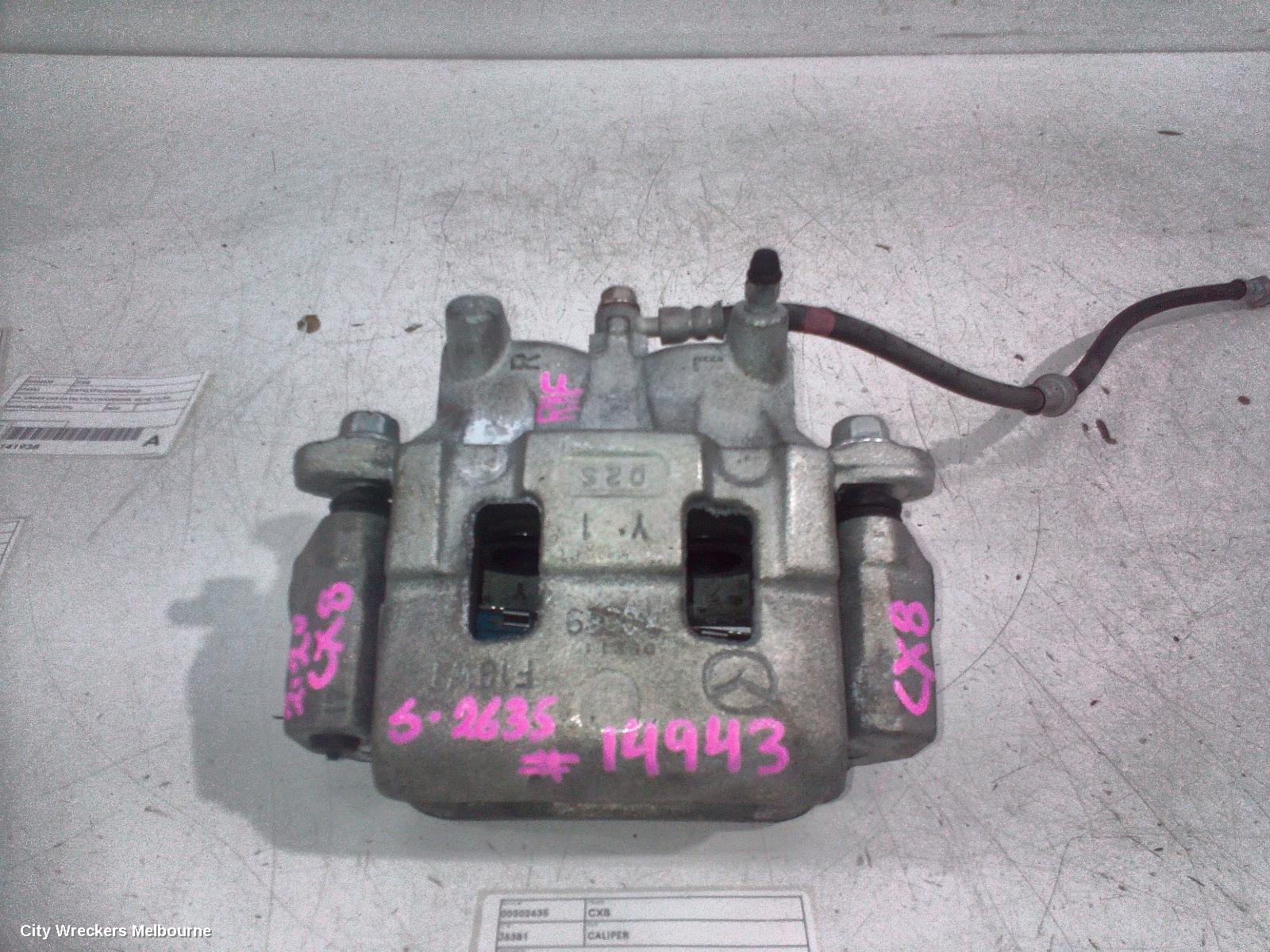 MAZDA CX8 CALIPER, RH FRONT, KG, 05/2018 - 12/2023
