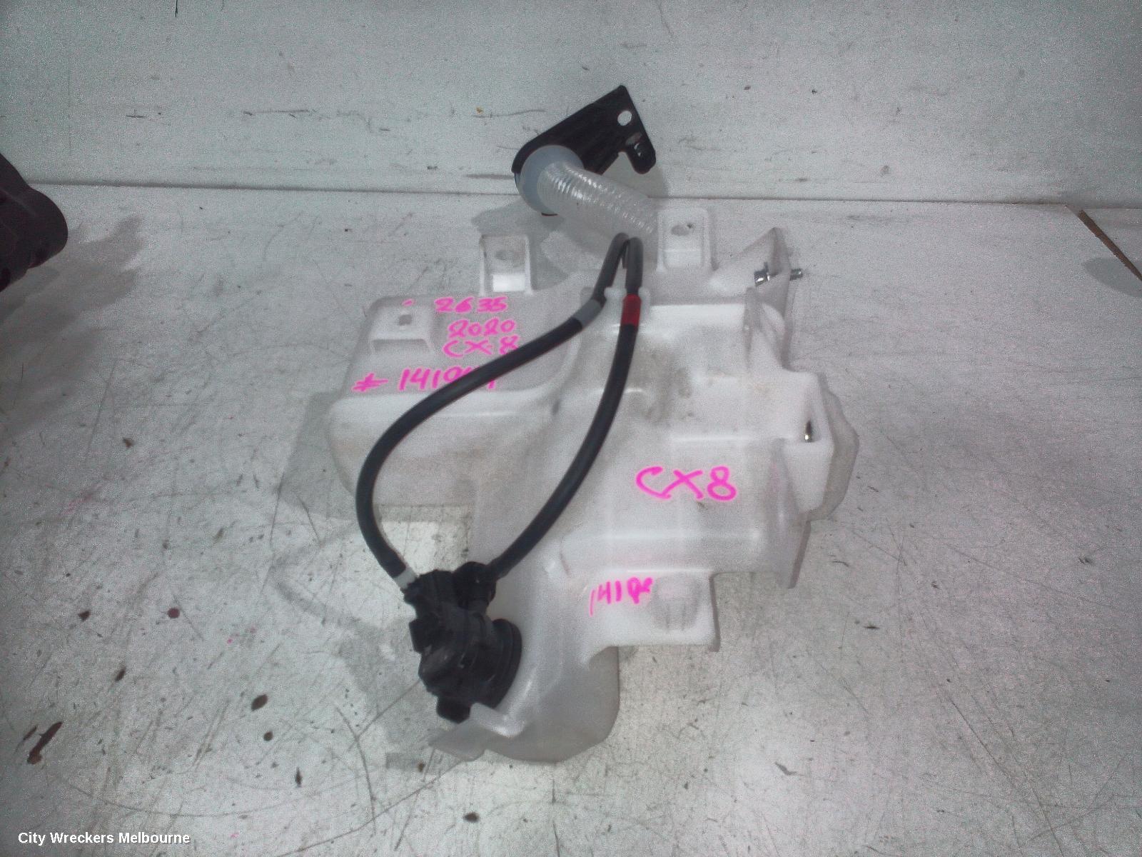 MAZDA CX8 WASHER BOTTLE, KG, NON H/LAMP WASHER TYPE, 05/2018 - 12/2023