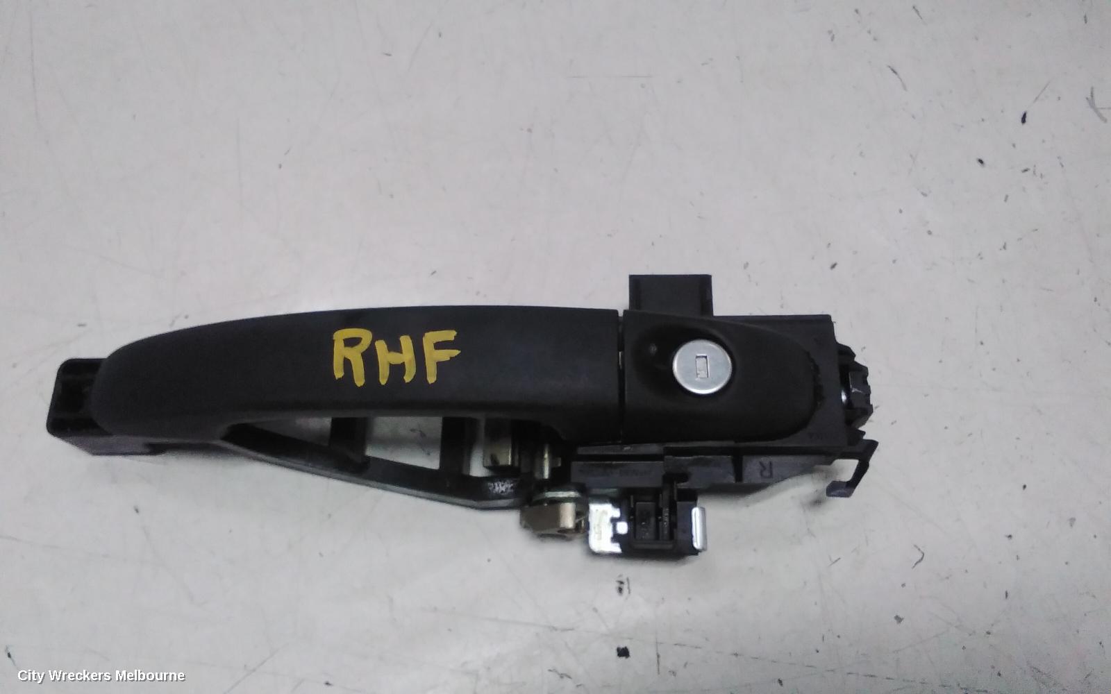 FORD RANGER DOOR HANDLE, OUTER, RH FRONT, BLACK, PX, 06/2011 - 04/2022