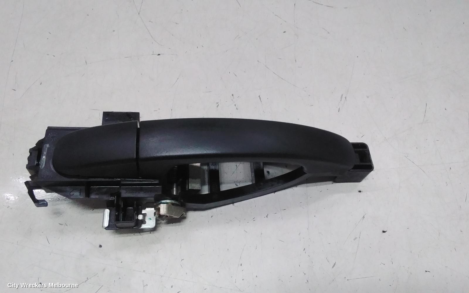 FORD RANGER DOOR HANDLE, OUTER, LH REAR, BLACK, PX, 06/2011 - 04/2022