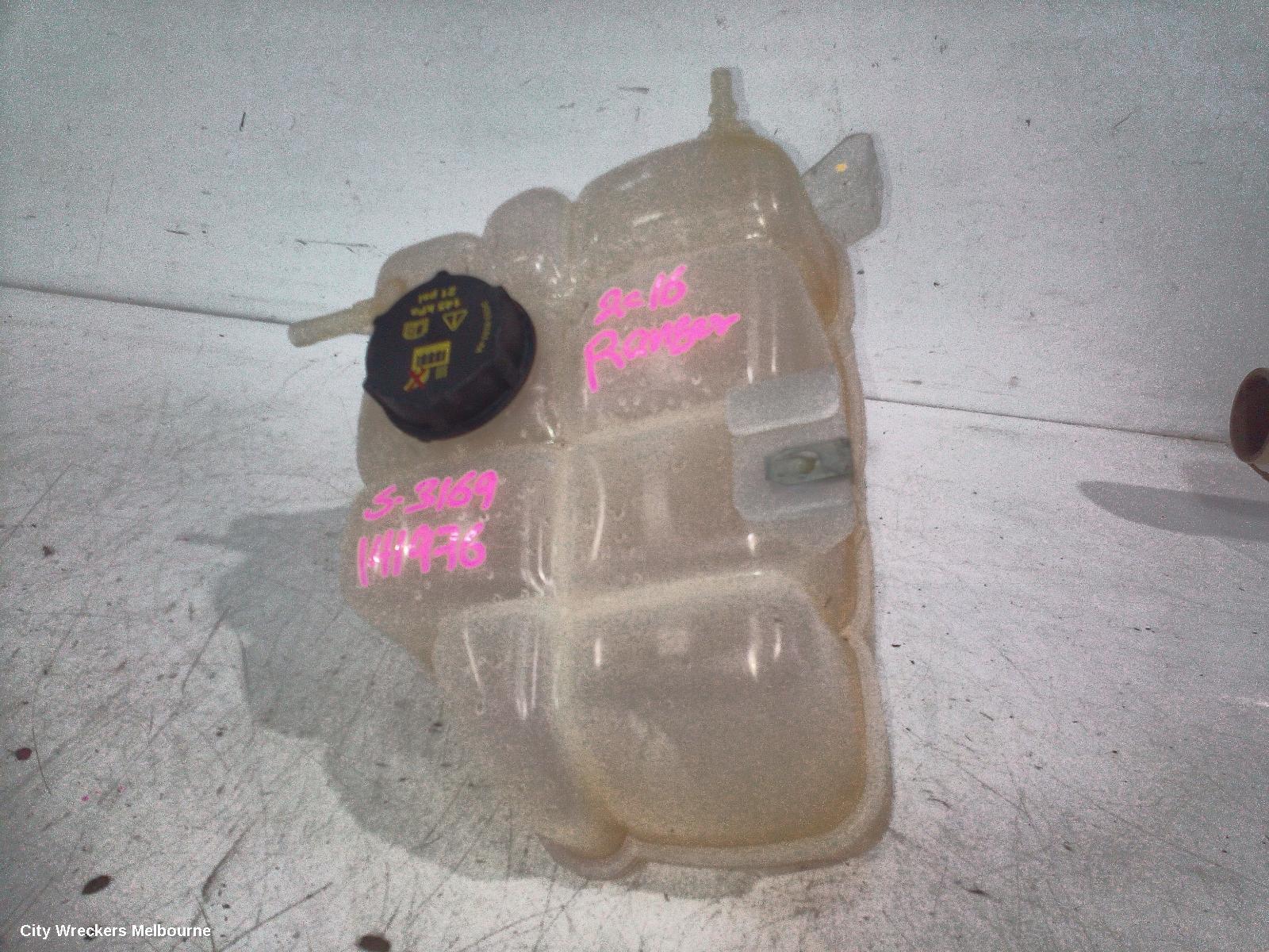 FORD RANGER OVERFLOW BOTTLE, PX SERIES 2-3, DIESEL, 2.2/3.2, 06/2015 - 04/2022