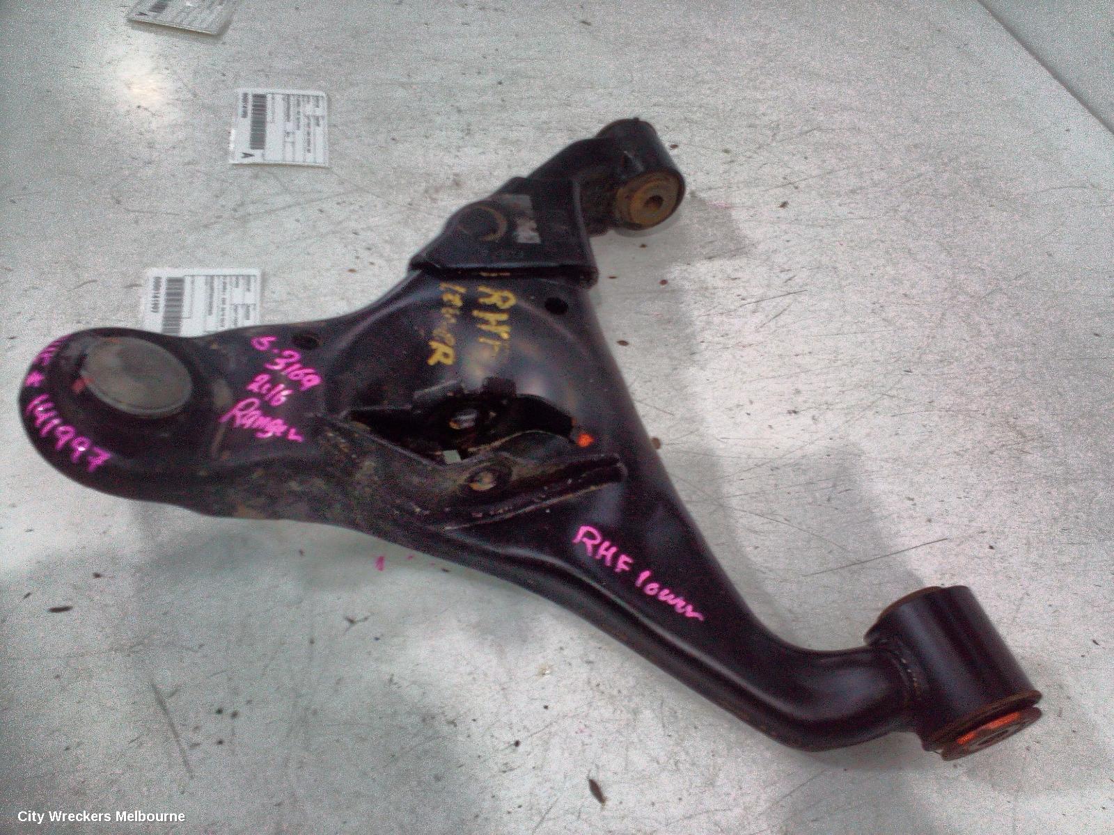 FORD RANGER RIGHT FRONT LOWER CONTROL ARM, PX SERIES 2, 4WD, 06/2015 - 06/2018