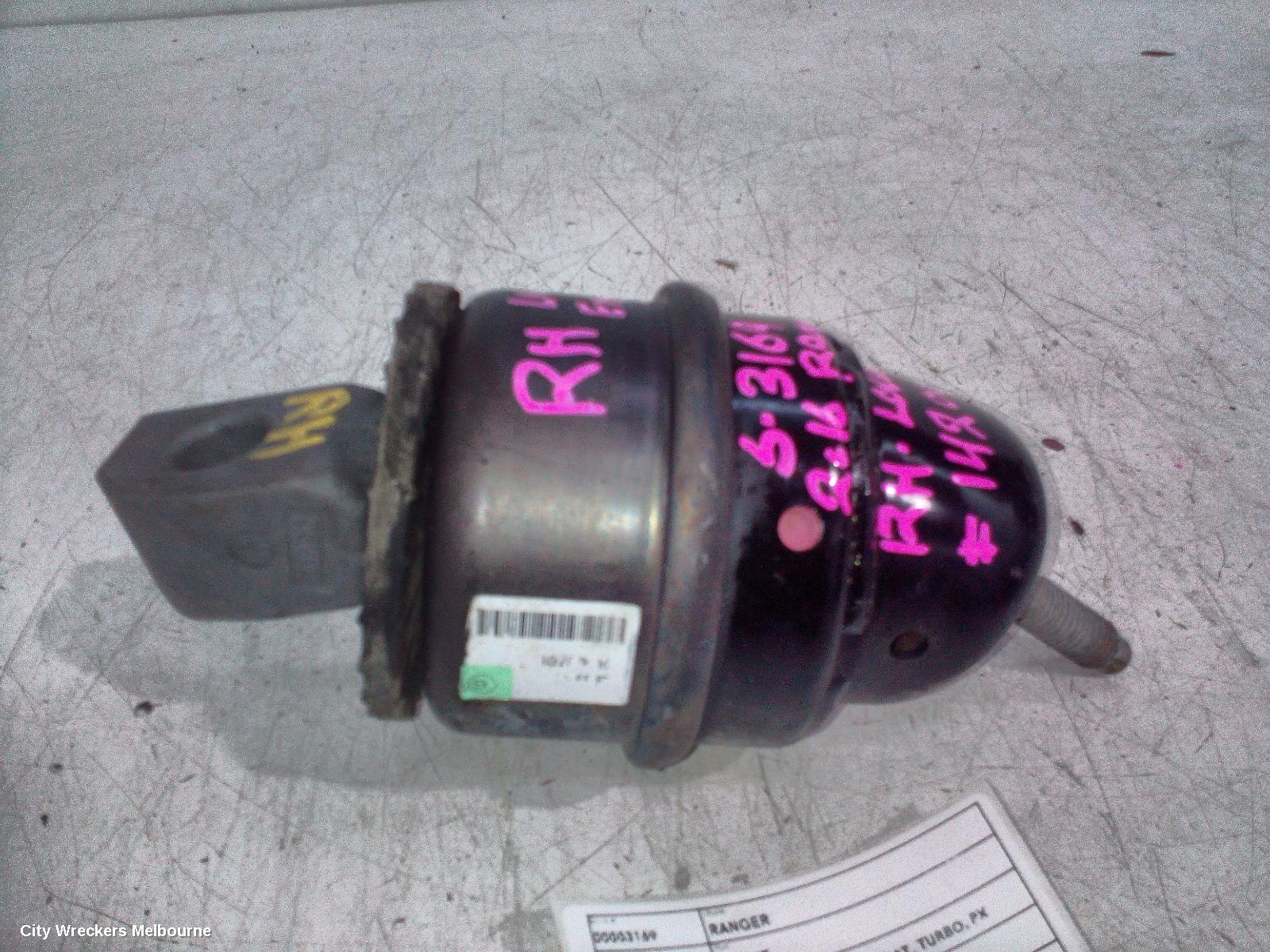 FORD RANGER MOUNT, ENGINE MOUNT (RH SIDE), DIESEL, 3.2, P5AT, TURBO, PX SERIES 2-3, 06/2015 - 04/2022