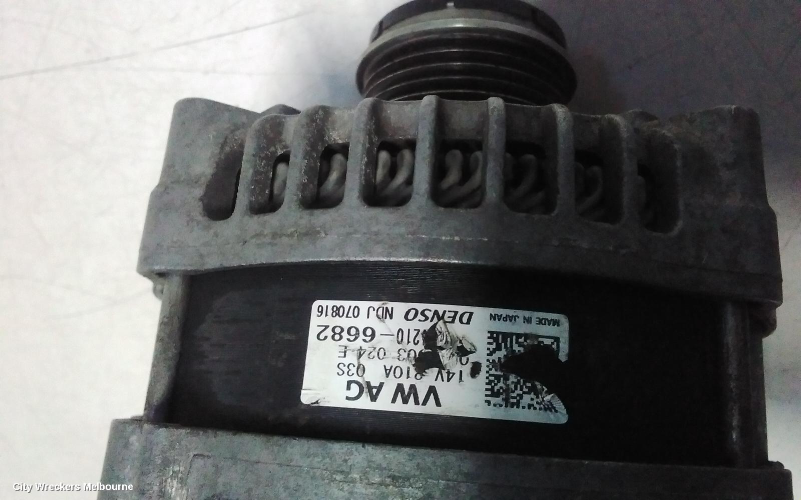 AUDI Q7 ALTERNATOR, 4M, DIESEL, 3.0, TURBO, 210AMP, DENSO BRAND, 07/2015 - 03/2020