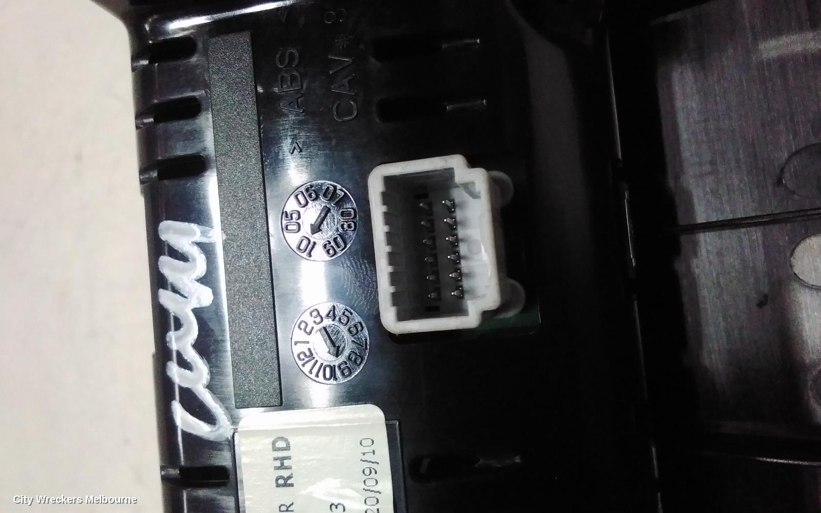 TOYOTA AURION HEATER/AC CONTROLS, GSV40R, STANDARD, 10/2006 - 03/2012