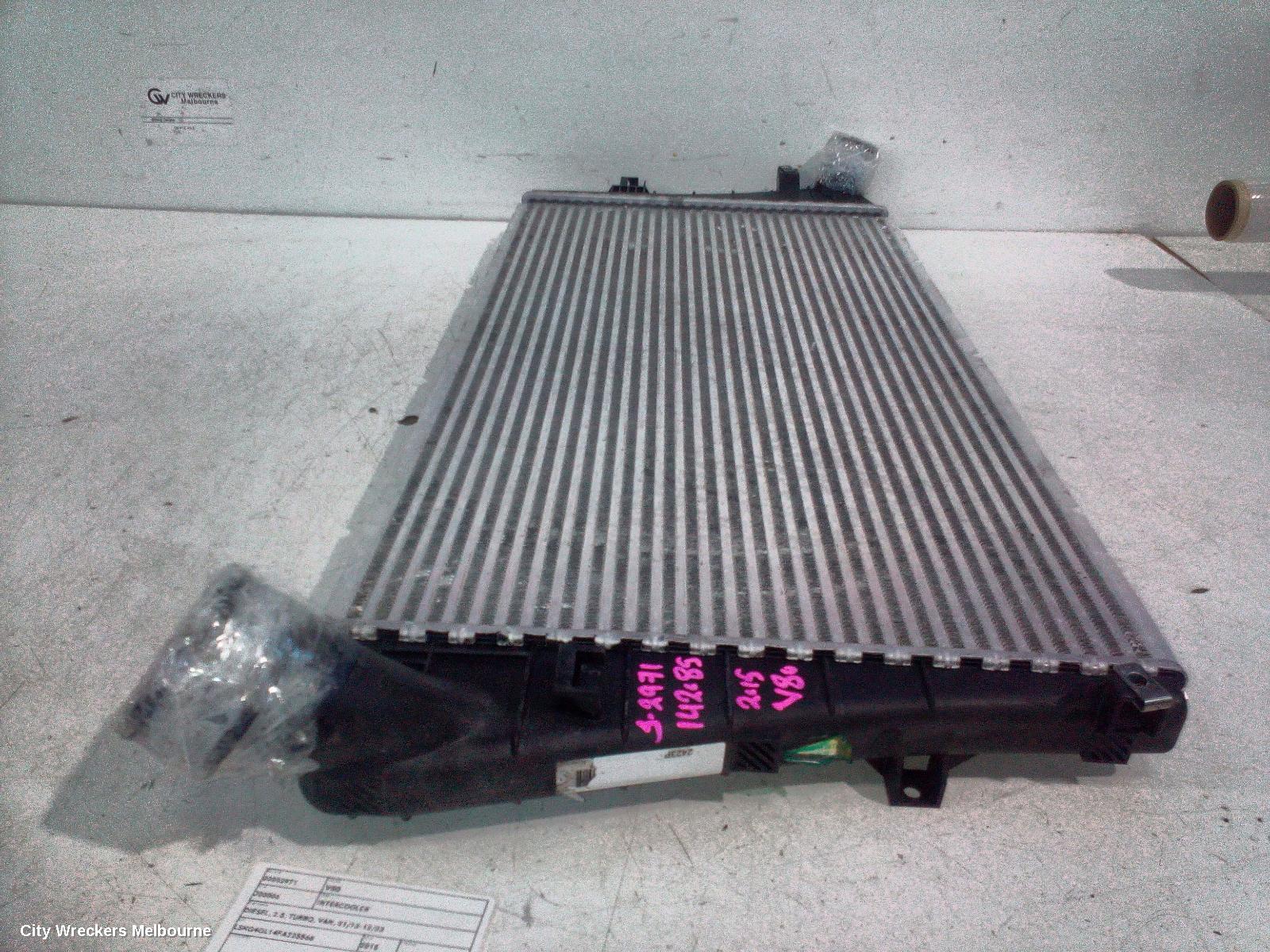LDV V80 INTERCOOLER, DIESEL, 2.5, TURBO, VAN, 01/2013 - 12/2023