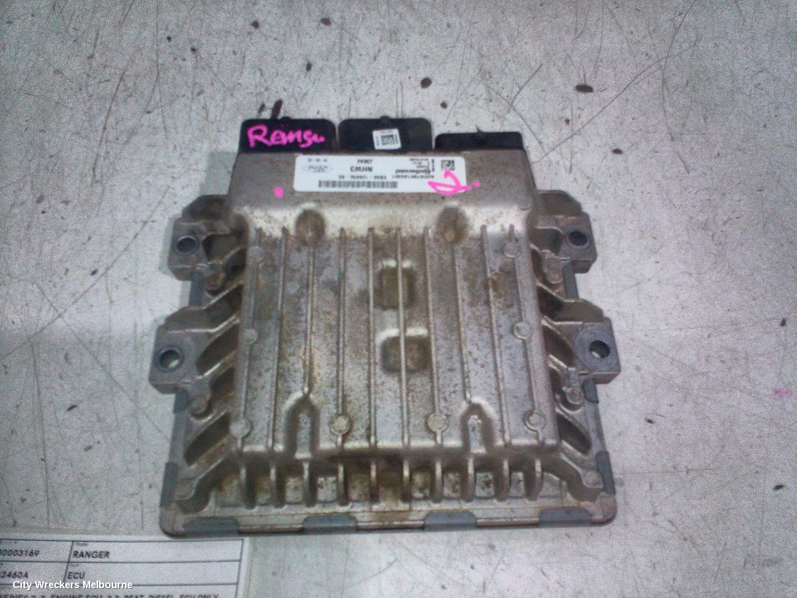 FORD RANGER ECU, PX SERIES 2-3, ENGINE ECU, 3.2, P5AT, DIESEL, ECU ONLY, P/N EB3G12A650KE, 06/2015 - 04/2022