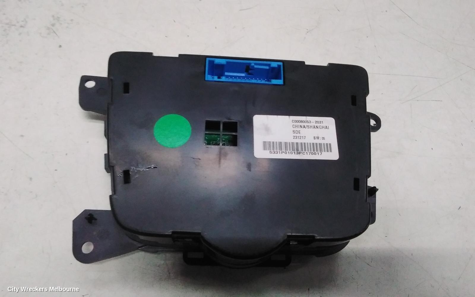 LDV G10 HEATER/AC CONTROLS, (G10+) SV7A, FRONT, CLIMATE CONTROL, W/ REAR CONTROL BUTTON TYPE, WAGON, 07/2021 ONWARDS