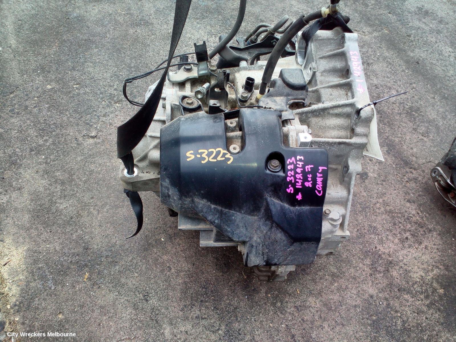 TOYOTA CAMRY TRANS/GEARBOX, AUTO, PETROL, 2.4, 2AZ-FE, ACV40, 06/2006 - 11/2011