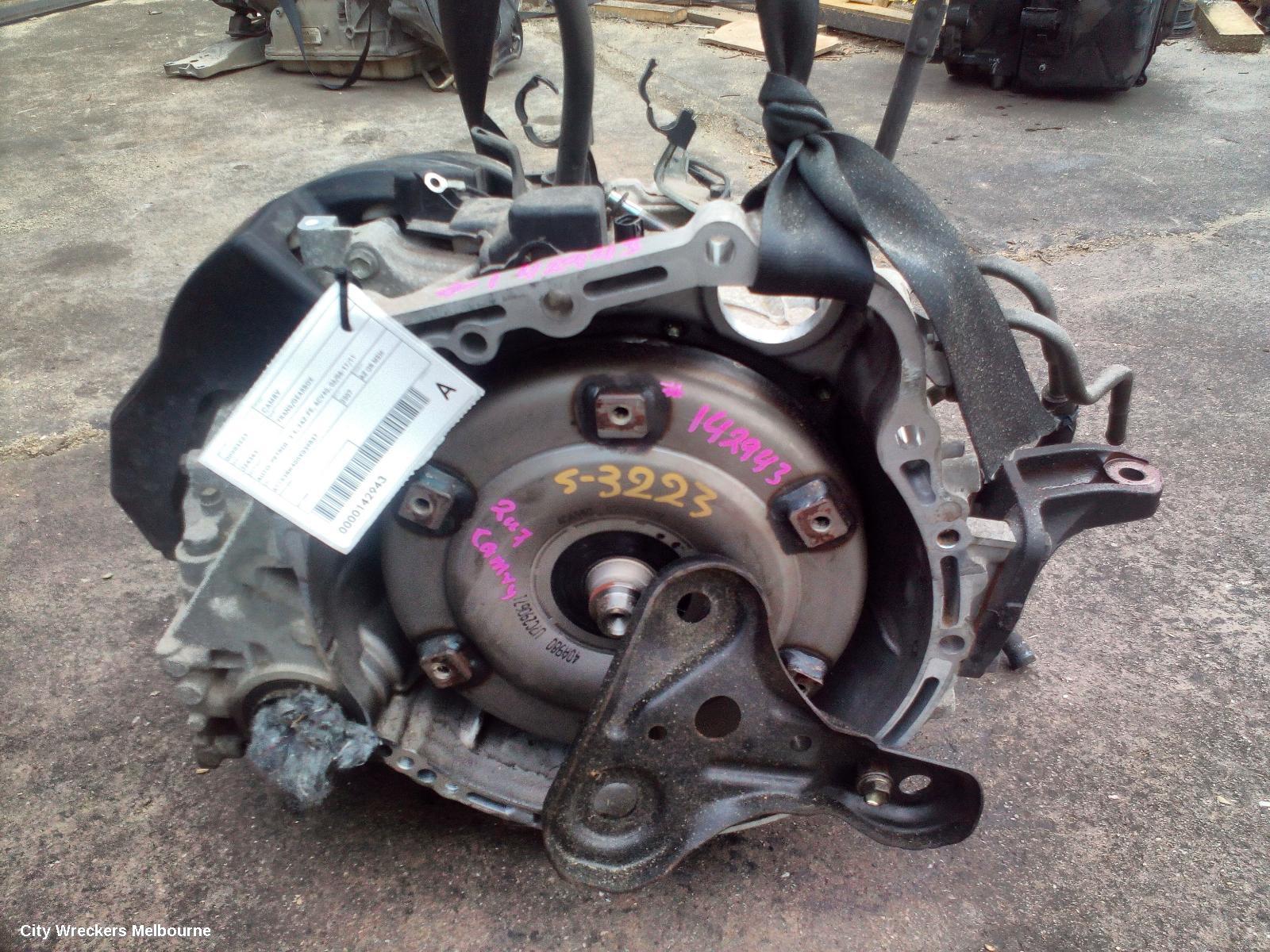 TOYOTA CAMRY TRANS/GEARBOX, AUTO, PETROL, 2.4, 2AZ-FE, ACV40, 06/2006 - 11/2011