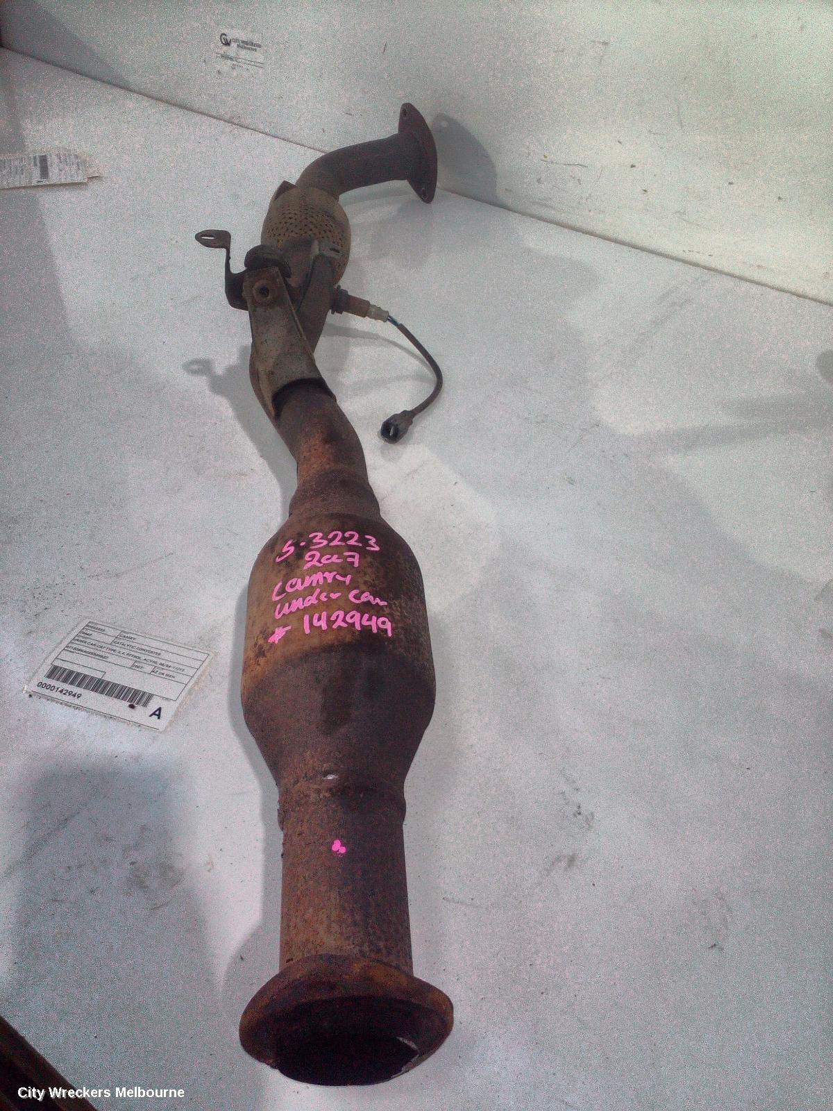 TOYOTA CAMRY CATALYTIC CONVERTER, UNDER CAR-CAT TYPE, 2.4, PETROL, ACV40, 06/2006 - 11/2011