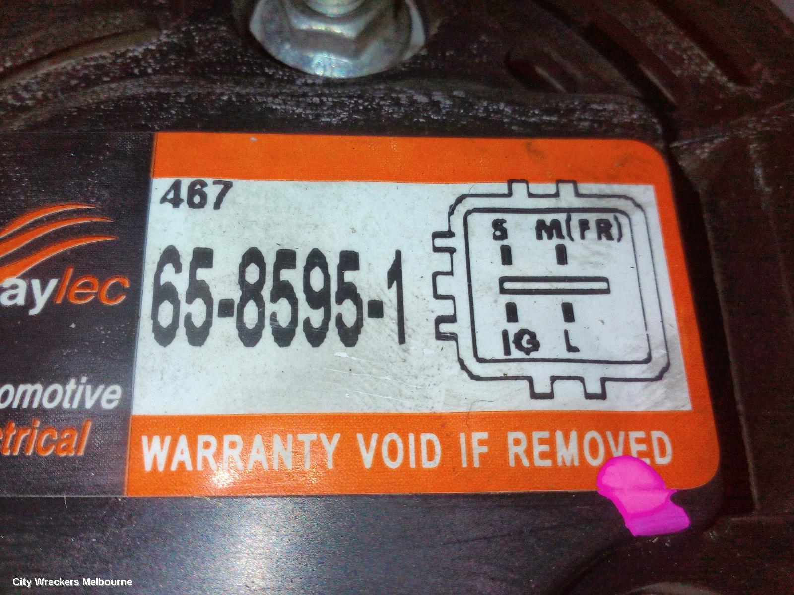 TOYOTA CAMRY ALTERNATOR, PETROL, 2.4, 2AZ-FE, DENSO, 3PIN, ACV40, 06/2006 - 11/2011