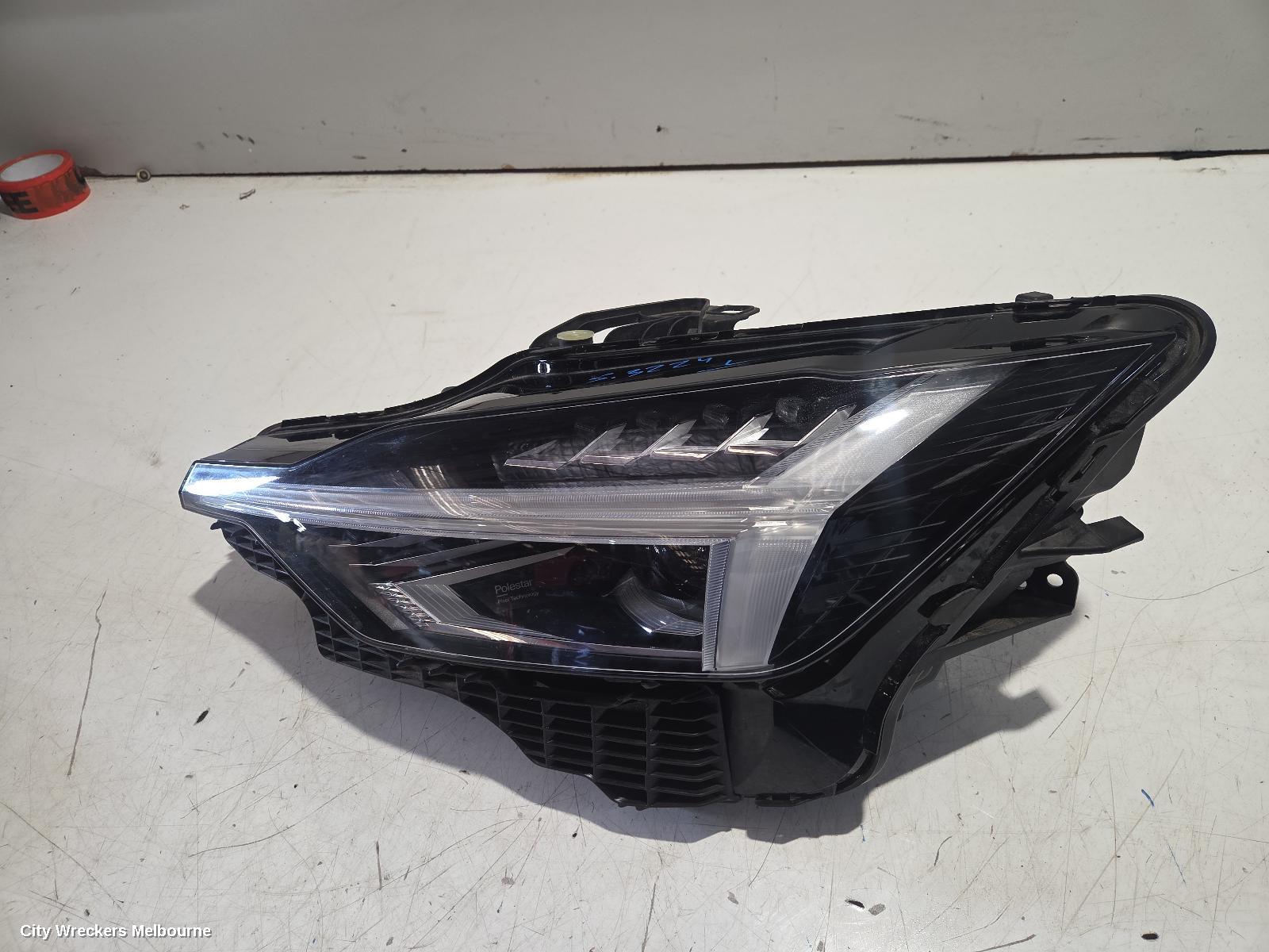 POLESTAR 2 LEFT HEADLAMP, 534, W/ MATRIX LED TYPE, 08/2021 ONWARDS