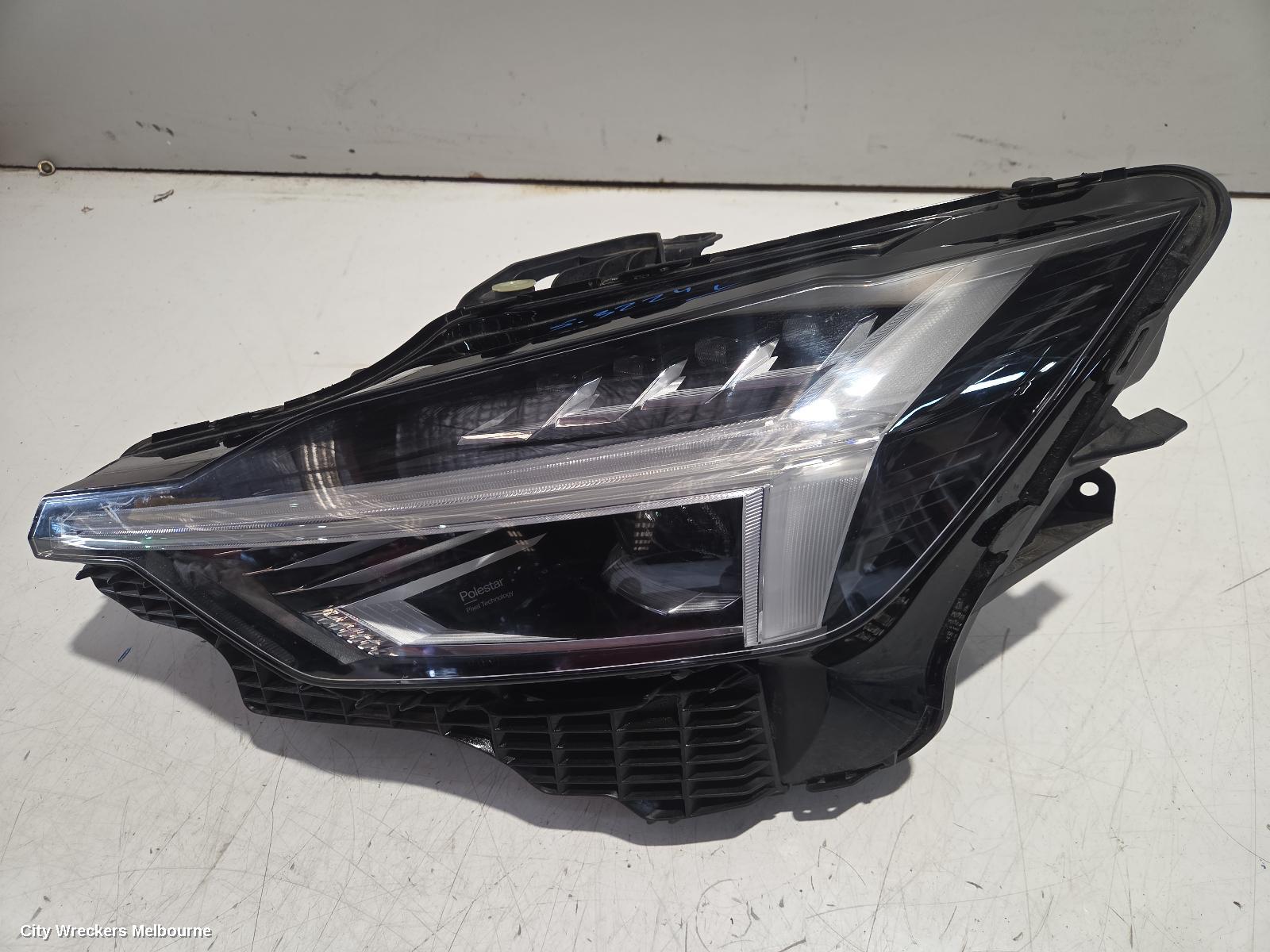 POLESTAR 2 LEFT HEADLAMP, 534, W/ MATRIX LED TYPE, 08/2021 ONWARDS