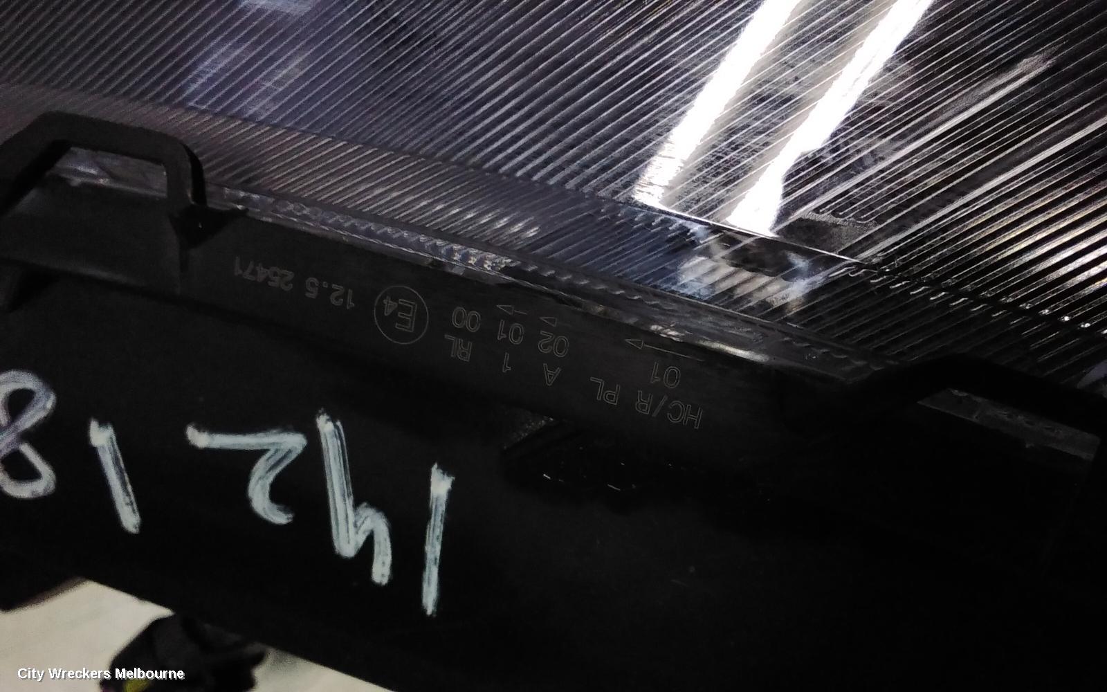 MG ZS LEFT HEADLAMP, AZS1, ZS EV TYPE, HALOGEN TYPE, 01/2020 - 05/2022