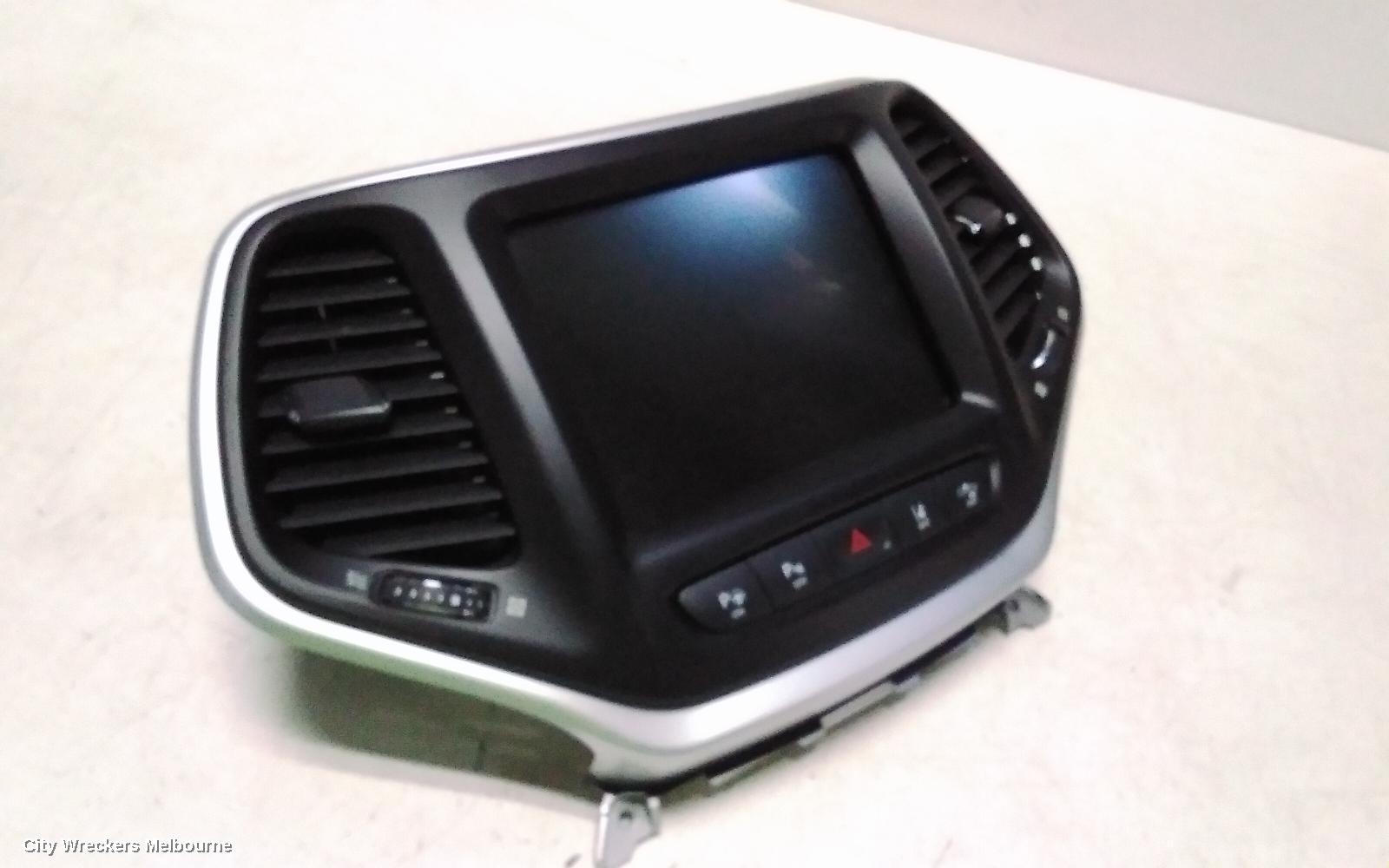 JEEP CHEROKEE RADIO/CD/DVD/SAT/TV, KL, HEAD UNIT, W/ DISPLAY UNIT, 5IN, NON SAT NAV TYPE, 02/2014 - 03/2018