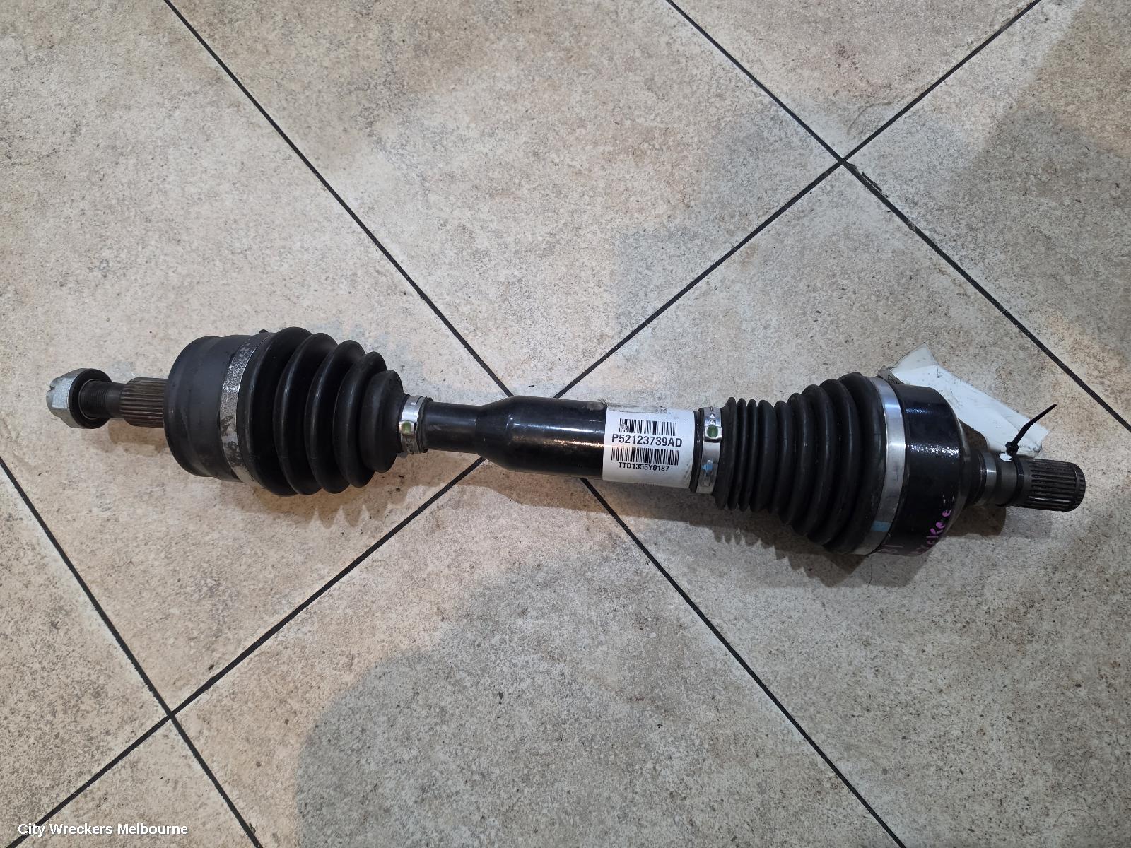 JEEP CHEROKEE LEFT DRIVESHAFT, FRONT, PETROL, 3.2, KL, TRAILHAWK, 02/2014 - 03/2018