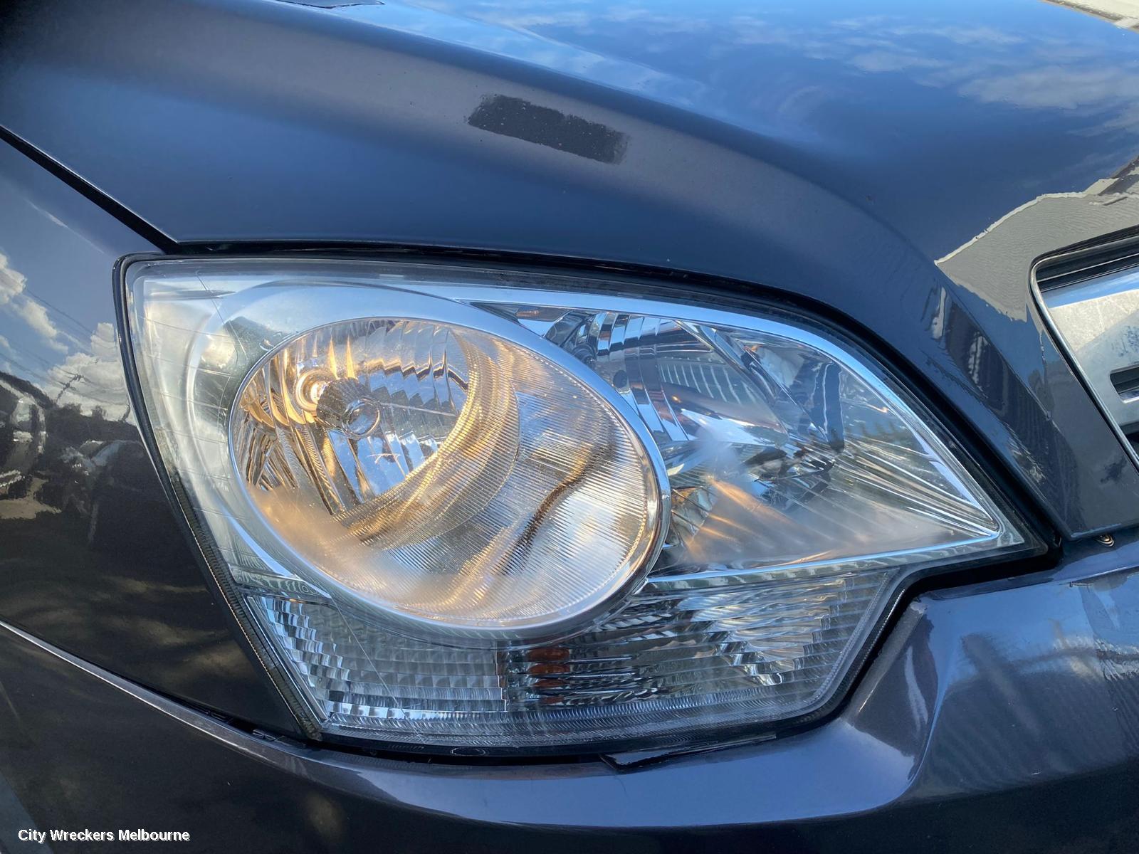 HOLDEN CAPTIVA RIGHT HEADLAMP, CG, MAXX/CAPTIVA 5 (4TH VIN = D), 07/2008 - 09/2015