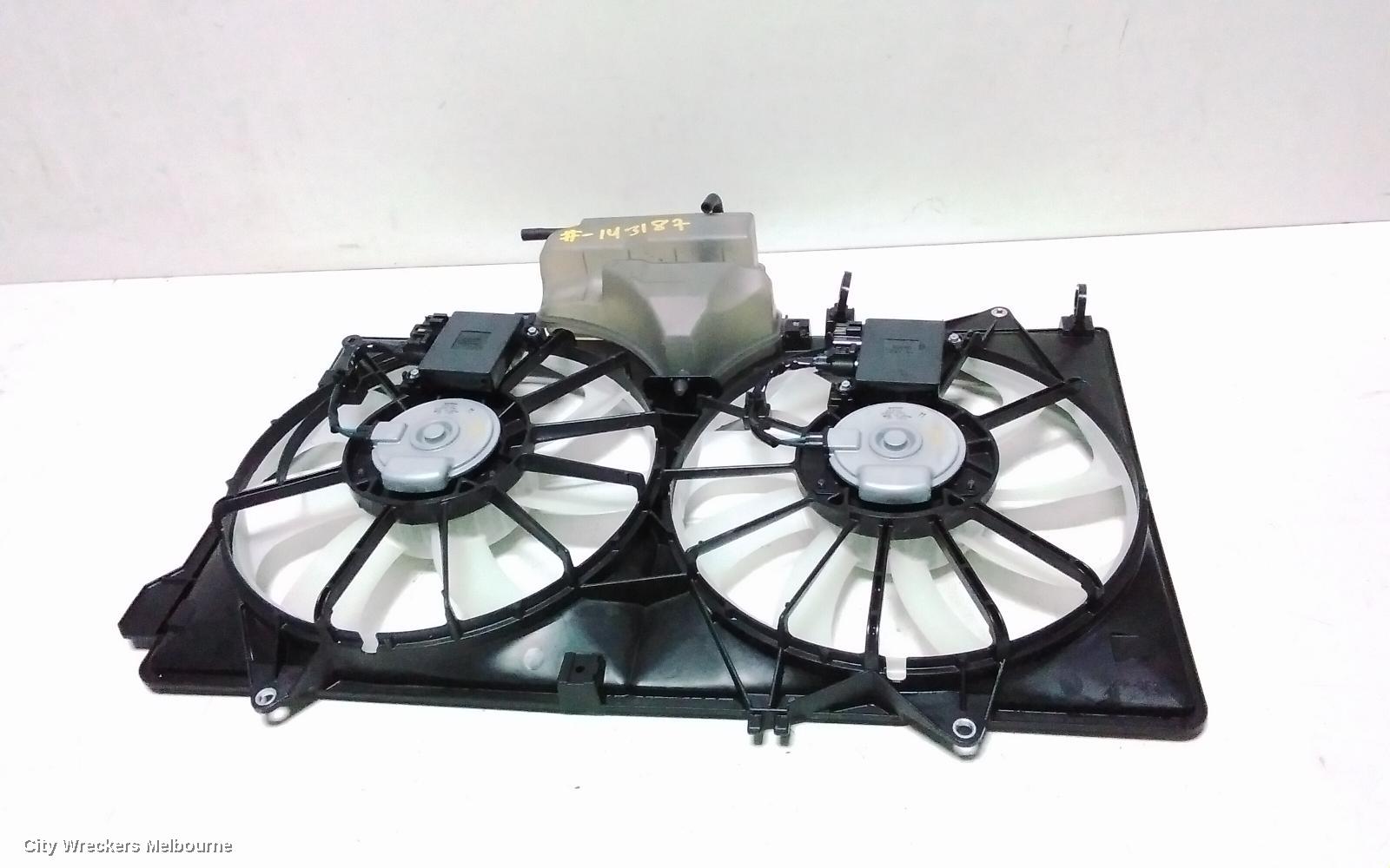 MAZDA CX8 FAN, DUAL FAN ASSY, 2.2, SH-VPTR, DIESEL, BI-TURBO, KG, 05/2018 - 12/2023