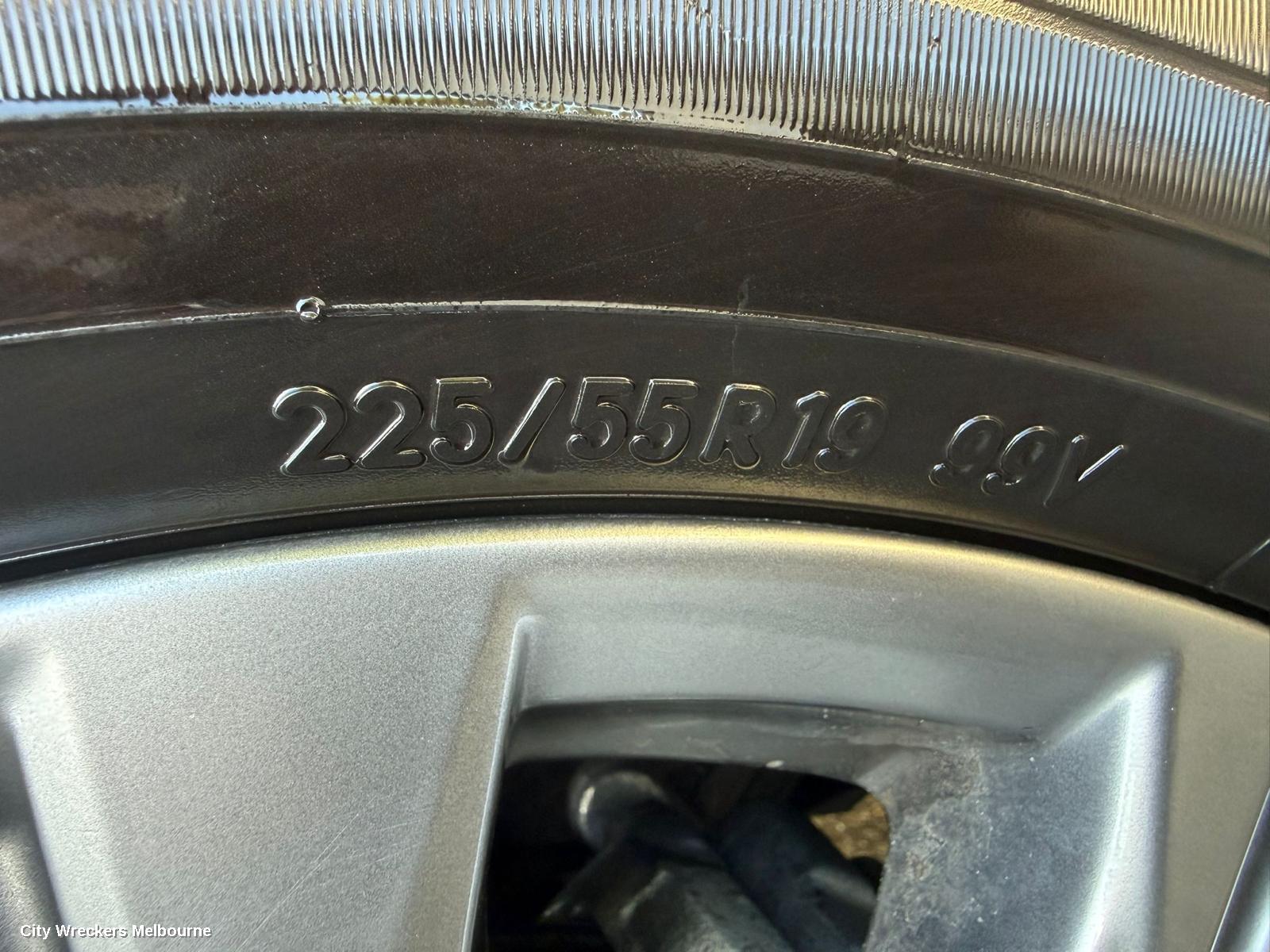 MAZDA CX8 WHEEL MAG, FACTORY, 19X7IN, 10 TWIN-SPOKE, SILVER, KG, 05/2018 - 12/2023