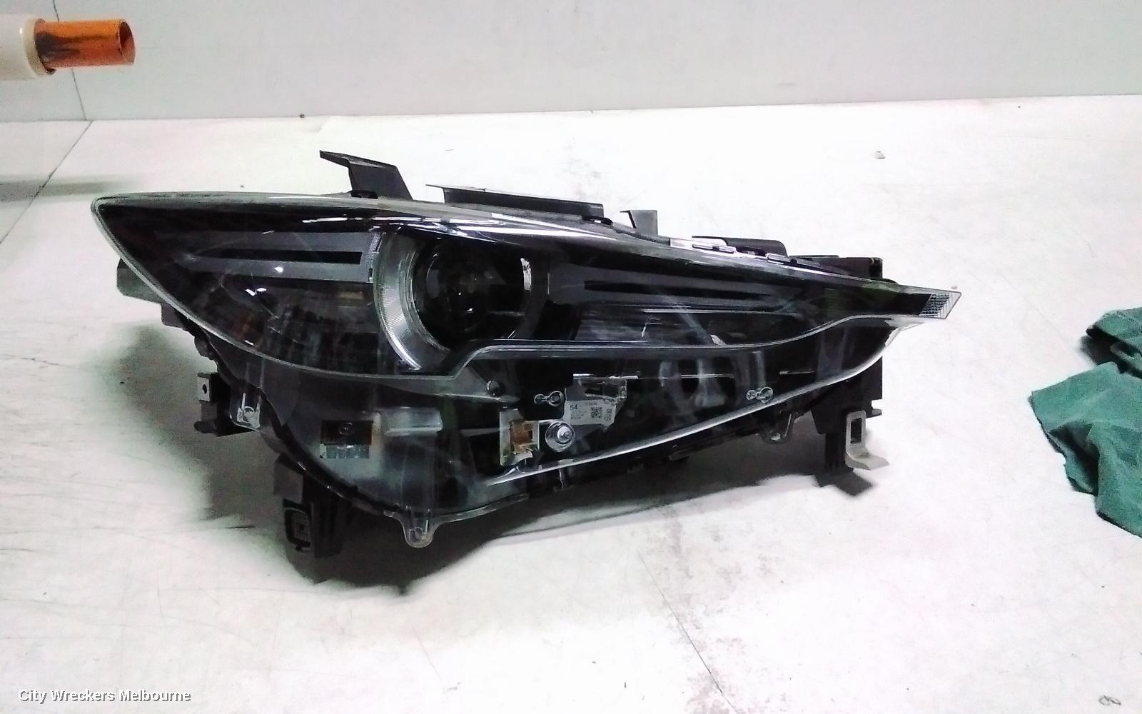 MAZDA CX5 RIGHT HEADLAMP, NON AFS, NON ADAPTIVE, NON DAYTIME RUNNING LAMP, W/ SIGNATURE LIGHTS TYPE, KF, 02/2017 - 08/2021