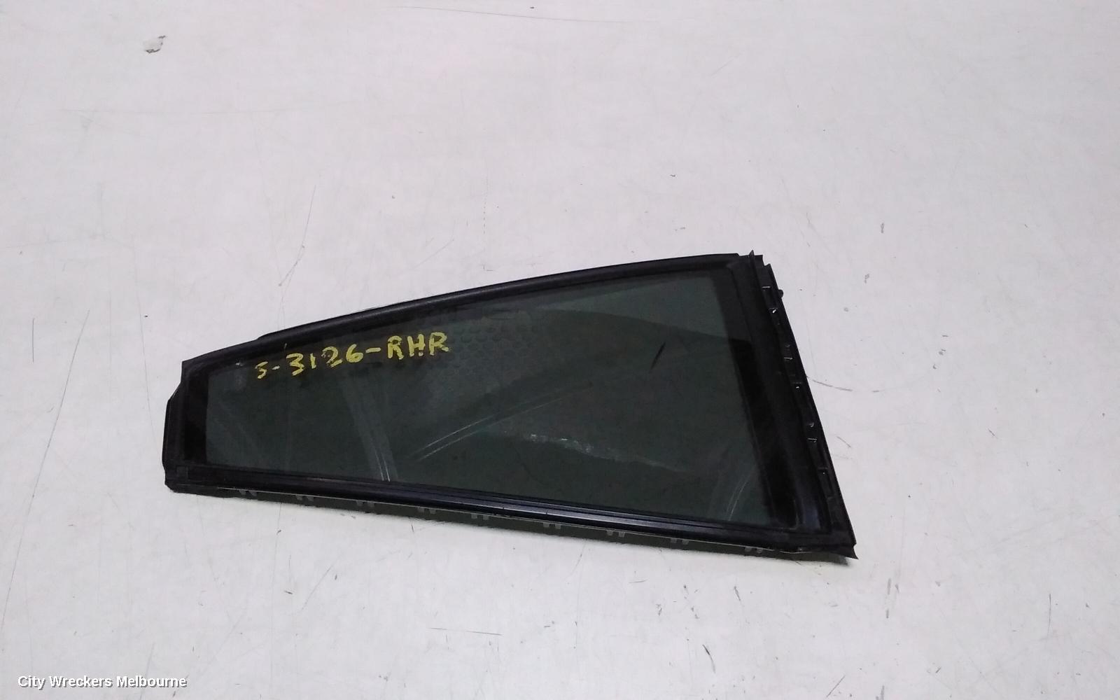 TOYOTA COROLLA CROSS RIGHT REAR 1/4 DOOR GLASS, XG10, 01/2022 ONWARDS